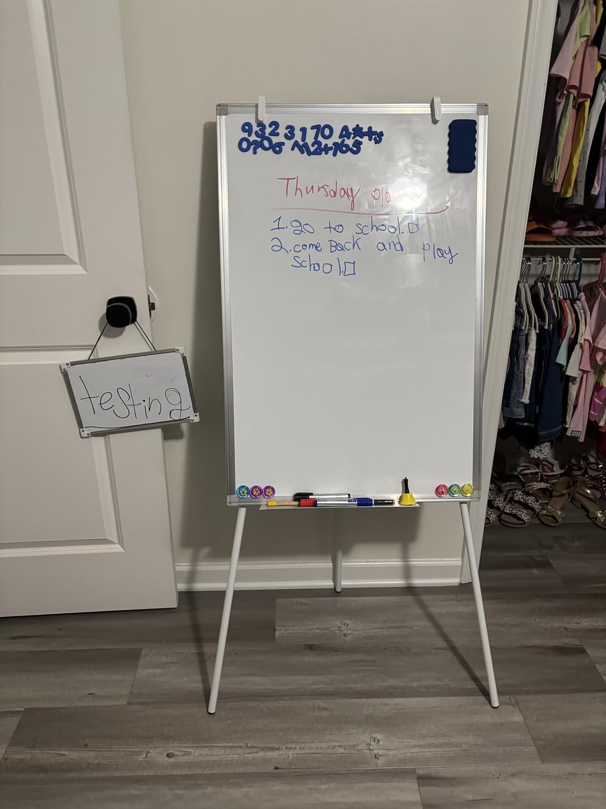 Maxtek Easel Whiteboard 36 x 24 in, Stand Tripod with Height Adjustable customer photo 2