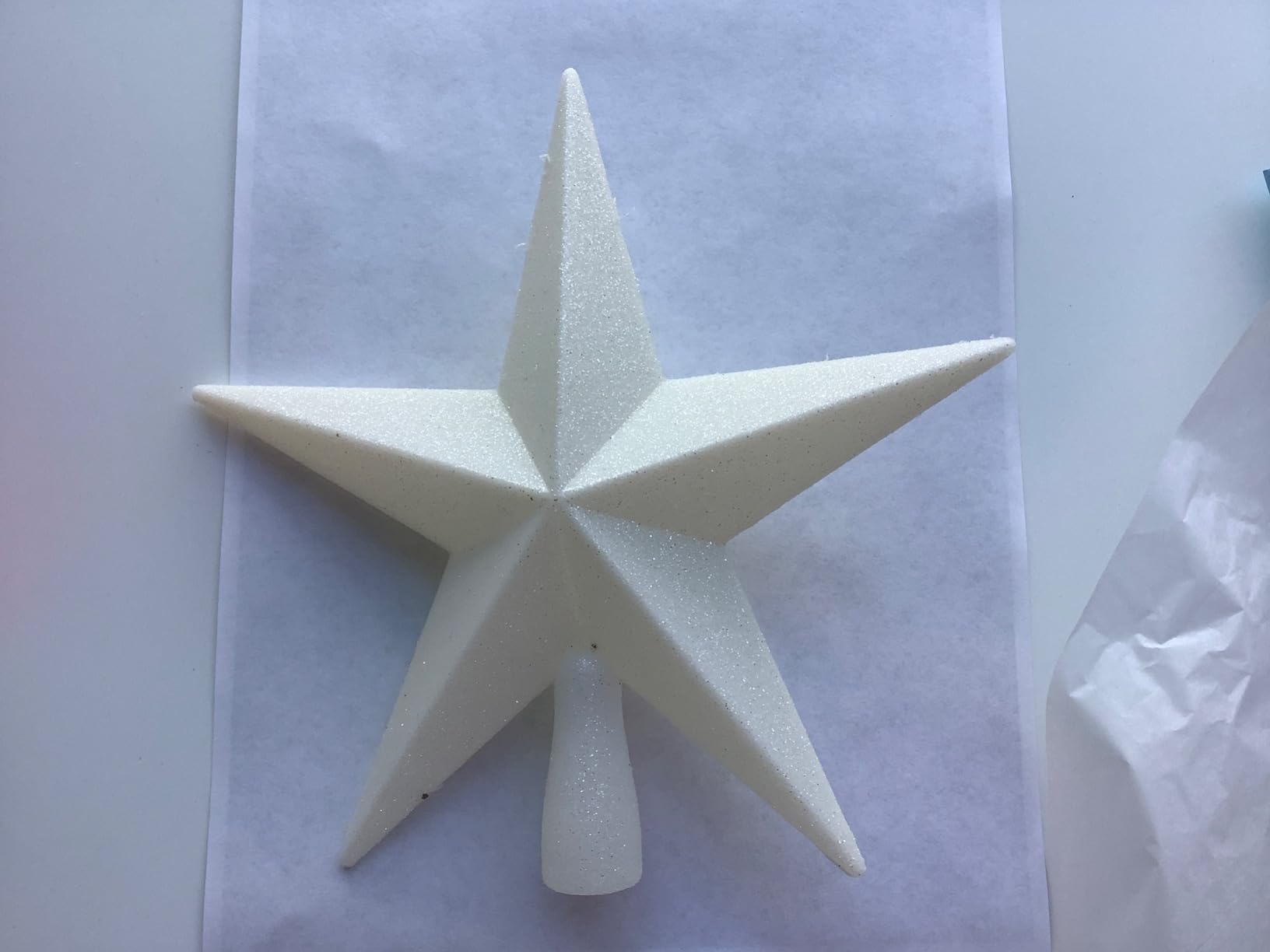 Glitter Star Christmas Tree Topper - 8