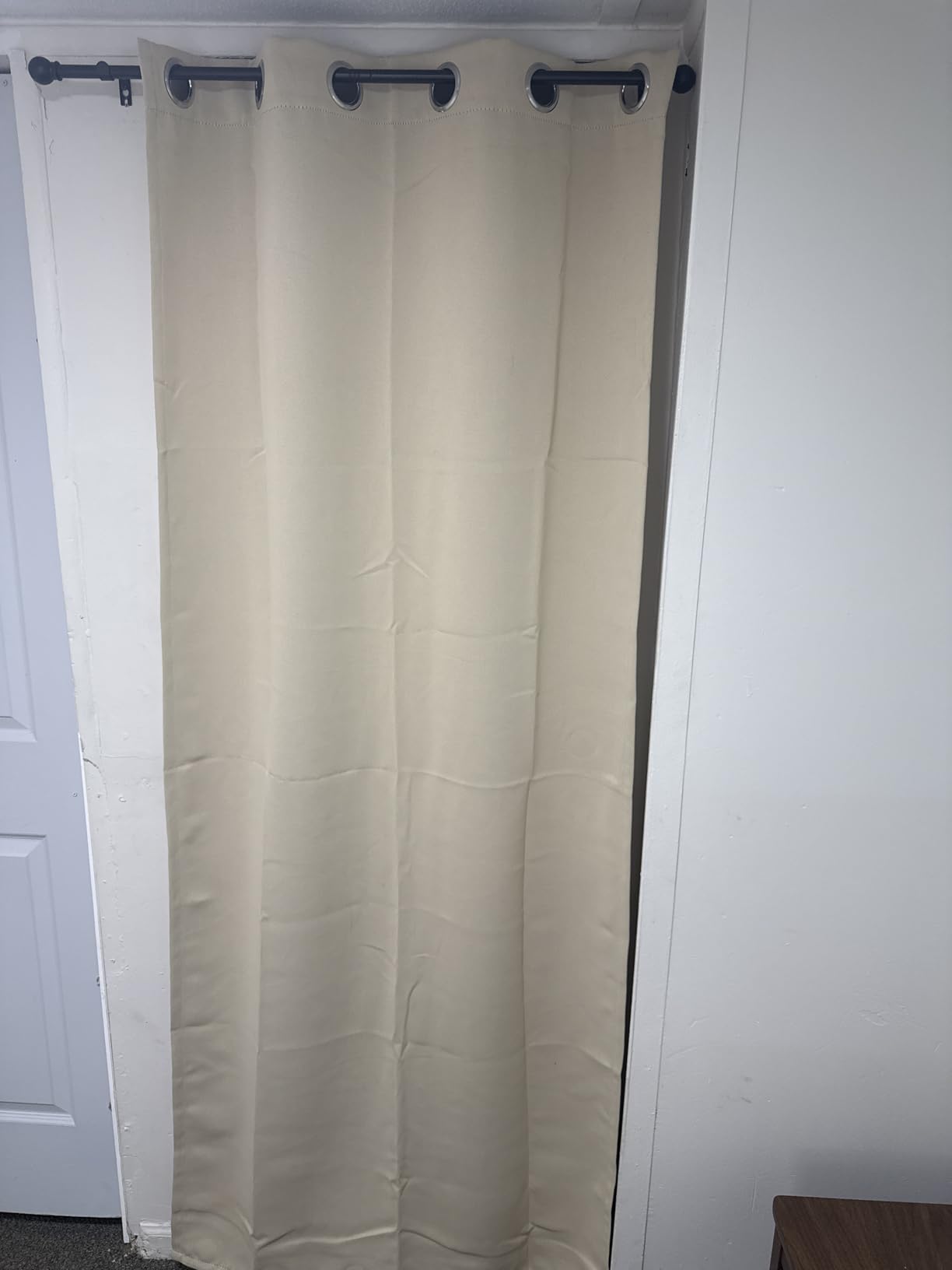 BGment Sliding Door Curtain 84 Inches Long - Blackout Thermal Insulated Grommet Room Divider Privacy Drape for Patio Glass Door, 1 Panel, Navy Blue, 100 Inch Extra Wide customer photo 1