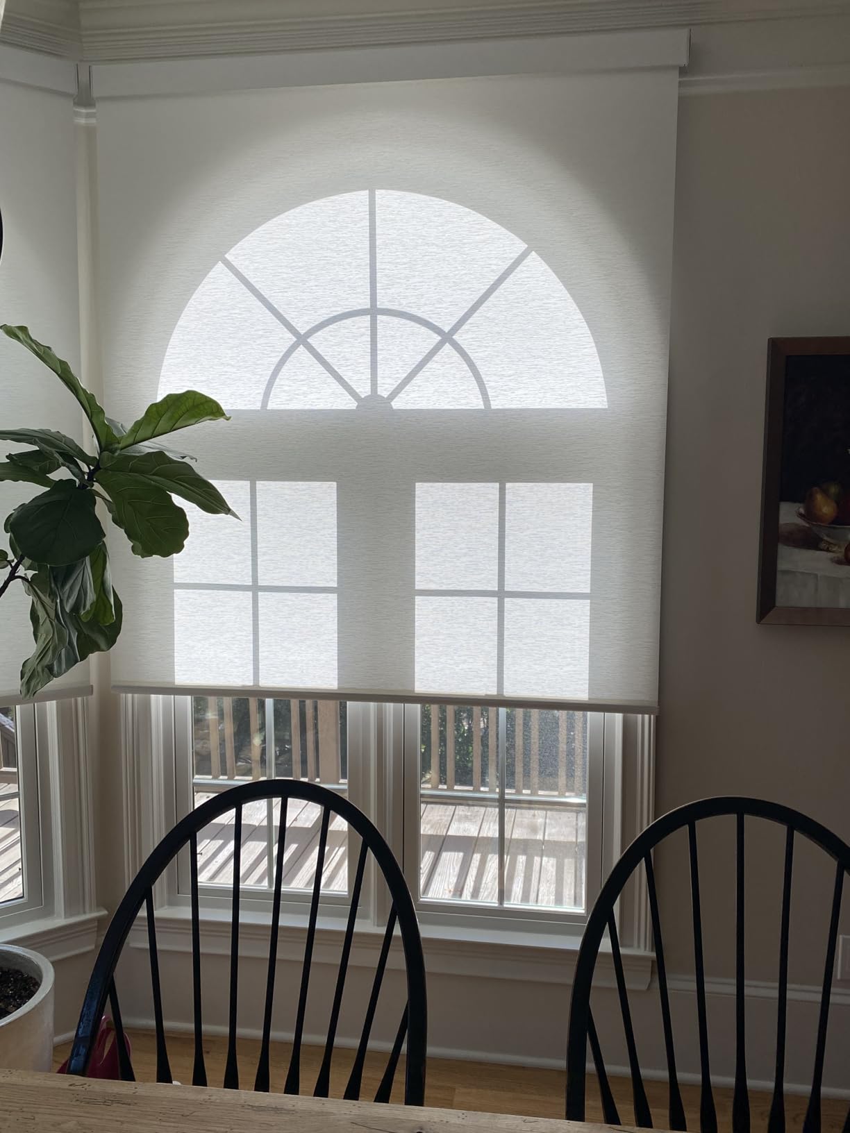 Yoolax Motorized Blinds with Remote, Light Filtering Smart Window Blinds customer photo 2