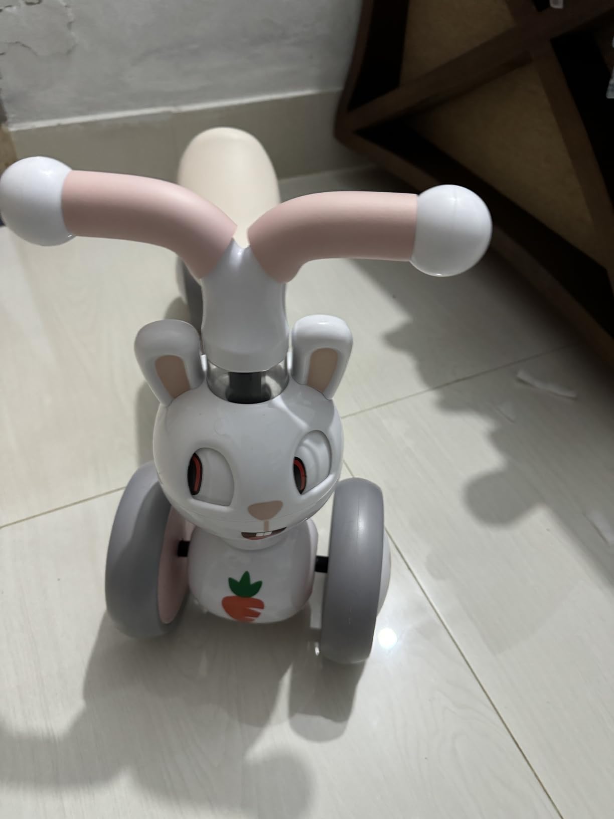 YGJT Baby Balance Bike Toys for 1 Year Old, Birthday Gifts for Boys and Girls, Silent Wheels & Non-Pedal Baby Walker Riding Toys for 10-36 Months Toddlers, Kids First Bike Gifts Spotty Dog customer photo 1