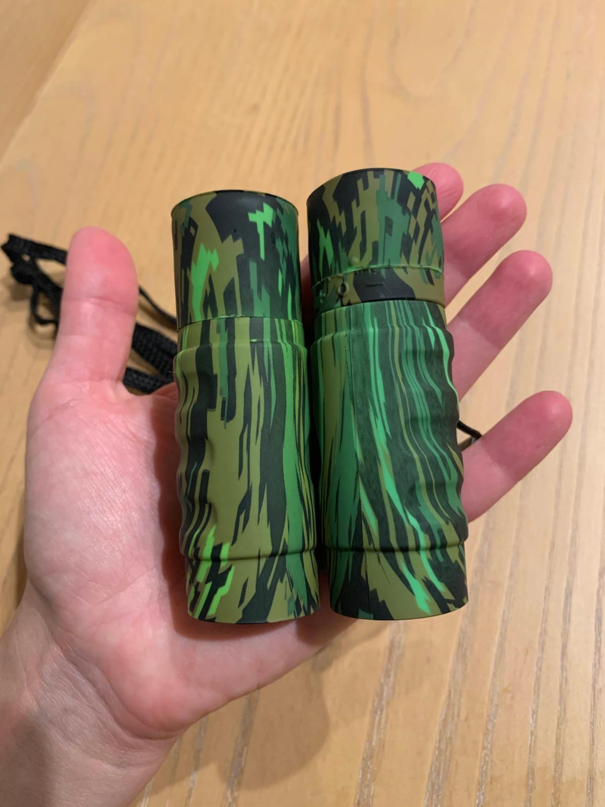 Real Binoculars for Kids Gifts for 3-12 Years Boys Girls 8x21 High-Resolution Optics Compact Toy Binocular for Bird Watching,Travel, Camping customer photo 1