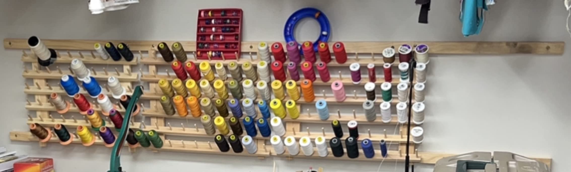 New brothread 2X60 Spools Wooden Thread Rack customer photo 1