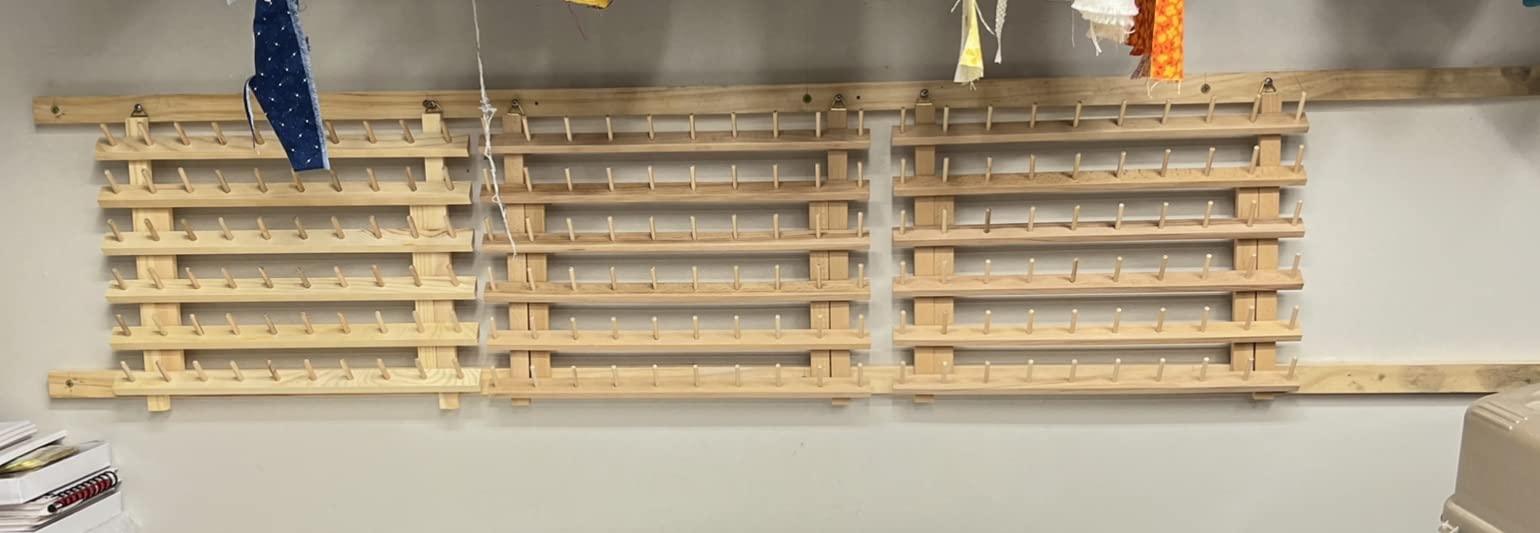 New brothread 2X60 Spools Wooden Thread Rack customer photo 2