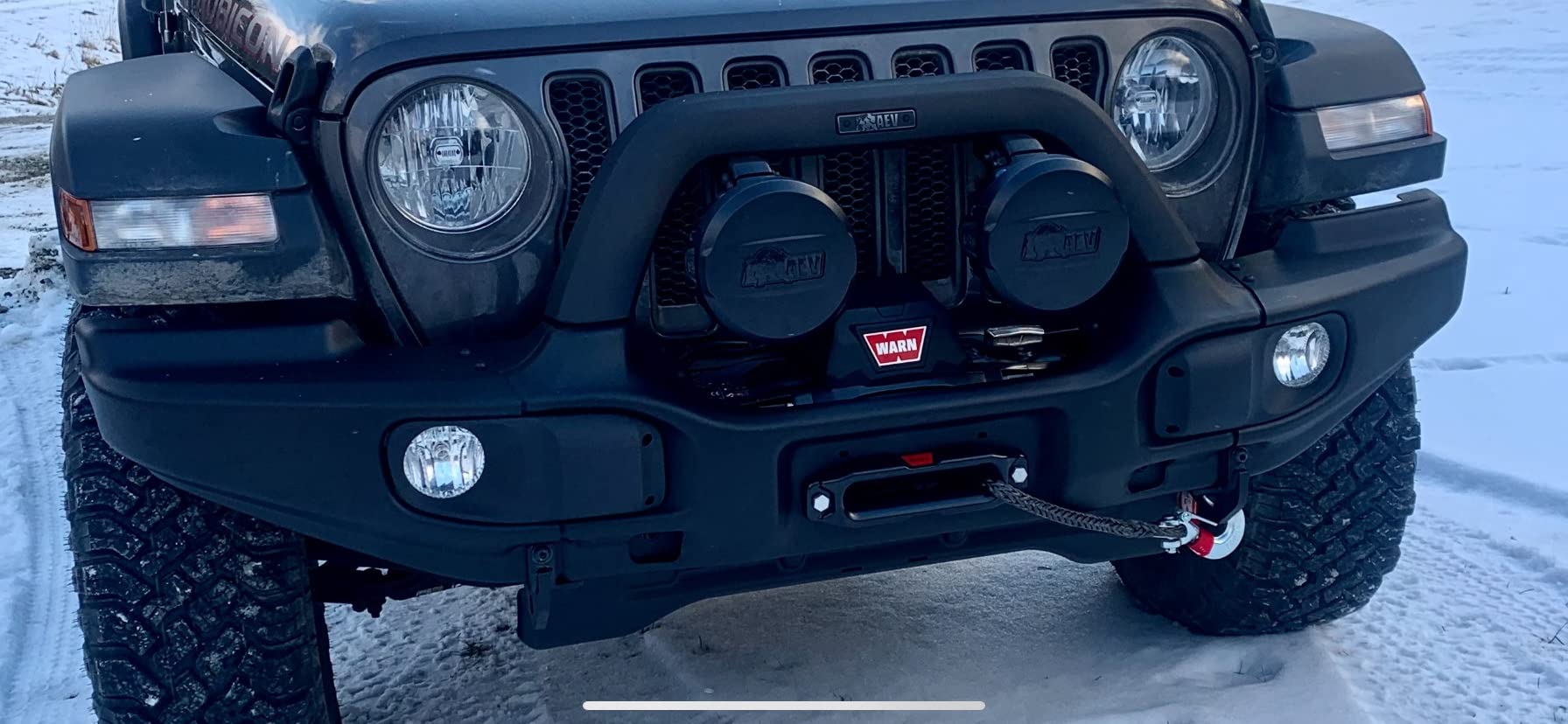 WARN VR EVO 12-S Electric 12V Winch with 12,000 lb Pull Capacity - 103255 customer photo 1