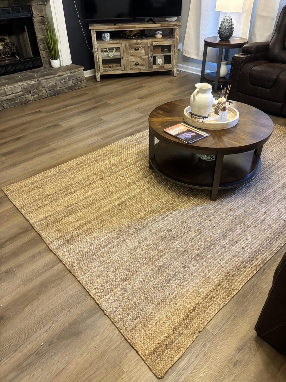 nuLOOM Rigo Natural Solid Flatweave Area Rug, 2' x 4' customer photo 2