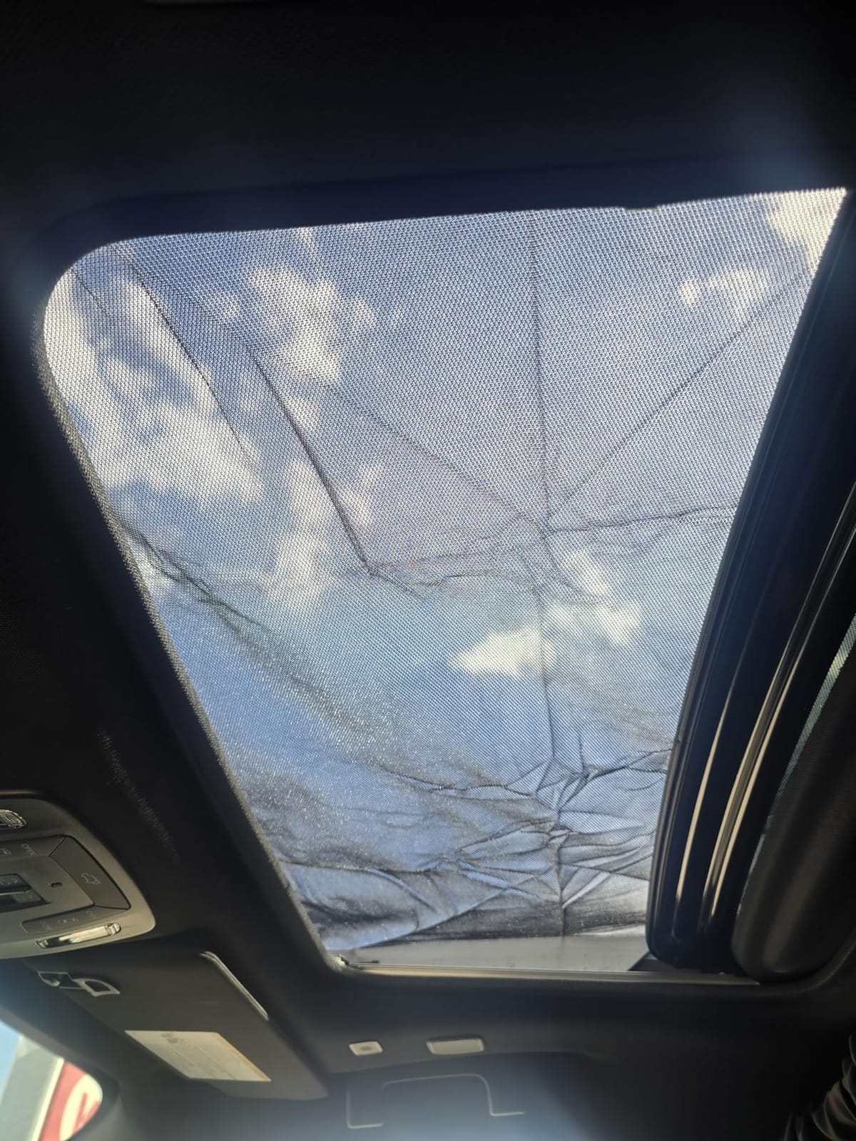 Magnetic Car Sunroof Sun Shade Breathable Mesh,Car roof Cover for Camping customer photo 1