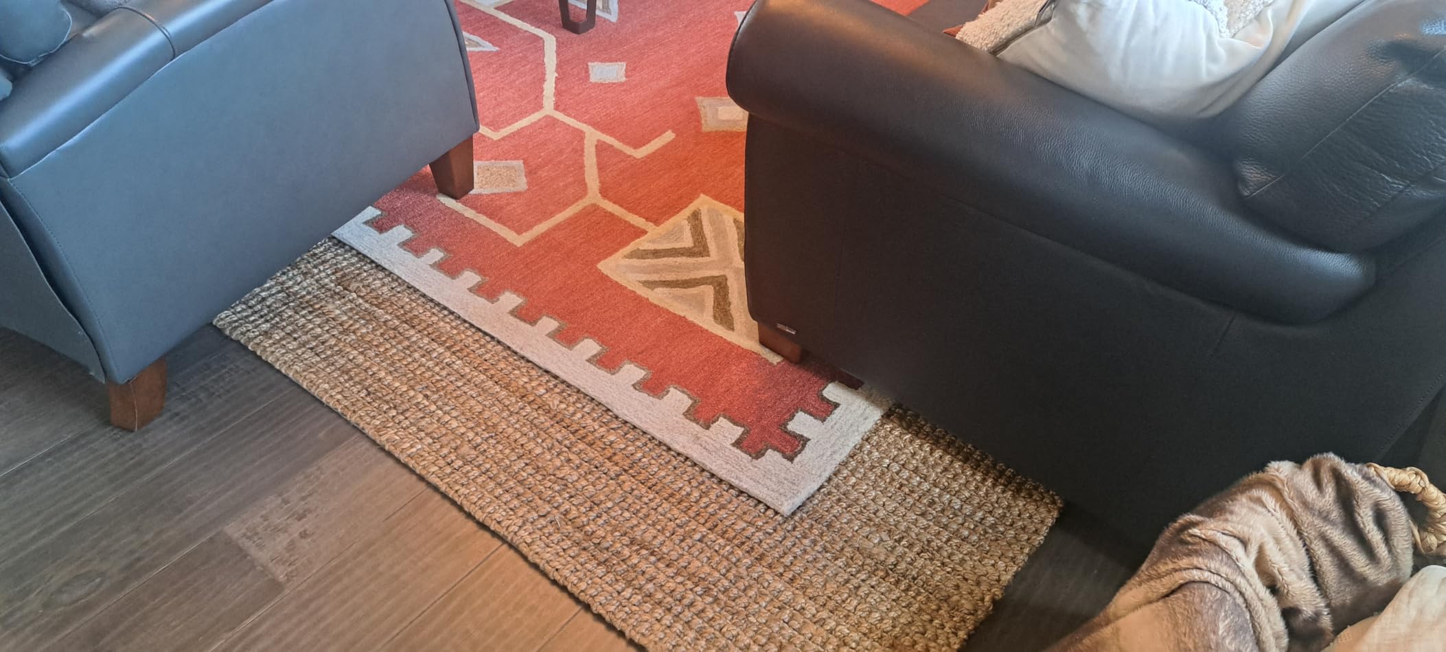 JONATHAN Y Pata Hand Woven Chunky Jute Natural Indoor Area Rug, 5x8, Bohemian, Rustic, Cottage, Easy-Cleaning for Living Room, Bedroom, Kitchen, Non-Shedding (NRF102A-5) customer photo 2