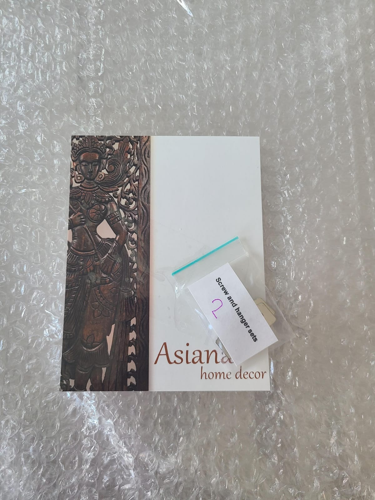 Asiana Home Decor Large Carved Wood Wall Panel. Floral Wood Carved Wall Decor. Size 35.5