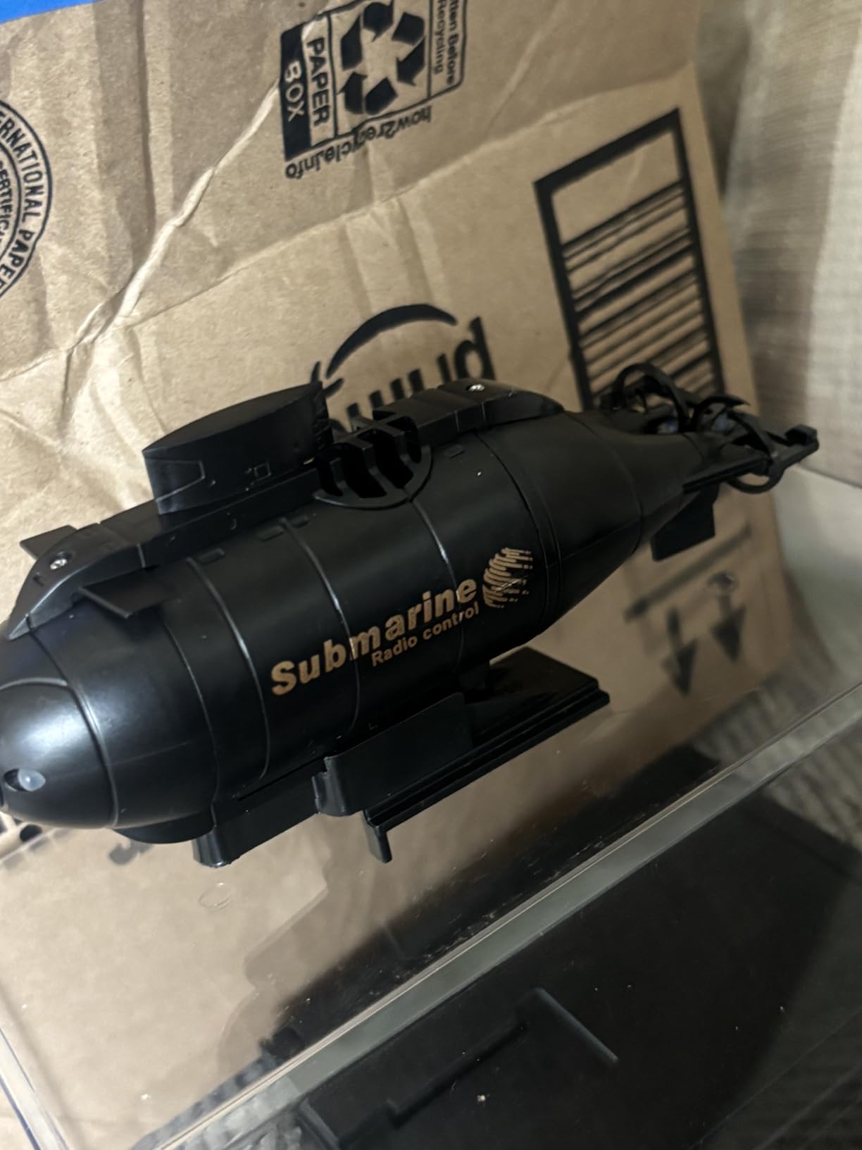 6 Channels Mini RC Submarine Toy (Black) customer photo 2