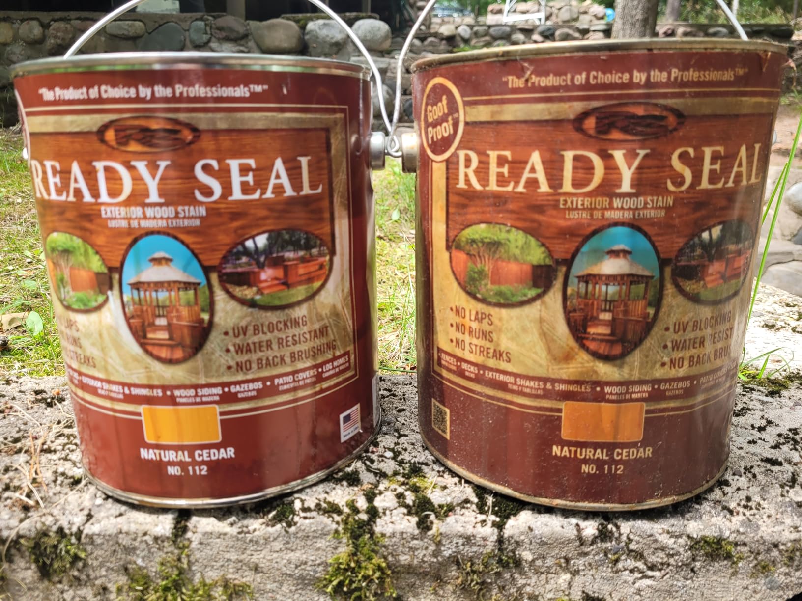 Ready Seal Stain & Sealer for Wood, Outdoor Deck and Fence - All-in-One Exterior Wood Stain and Waterproofing Sealant, 1 Gallon, Natural Cedar customer photo 2