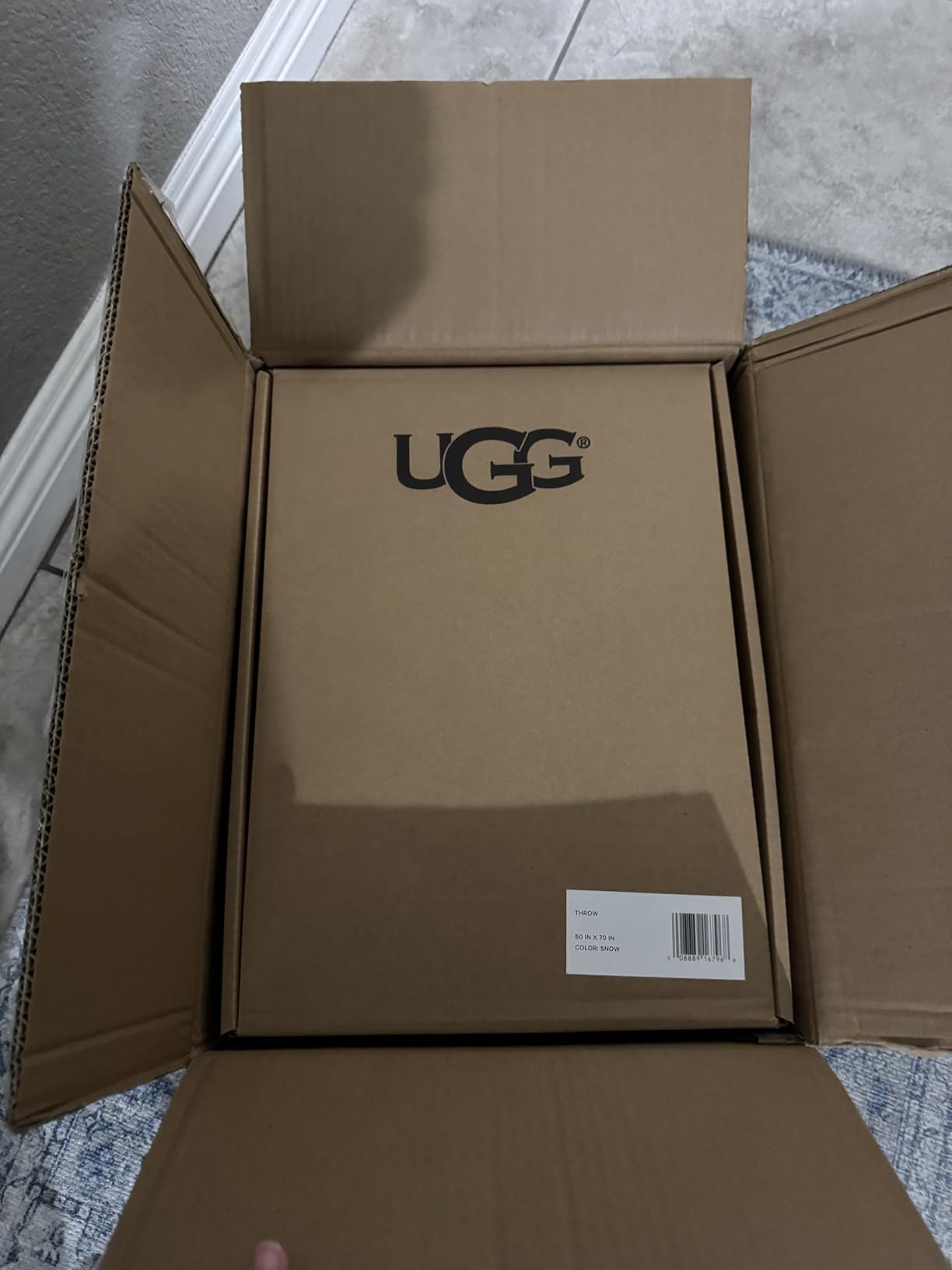 UGG Euphoria Throw Blanket, Plush Faux Fur Blanket, 50