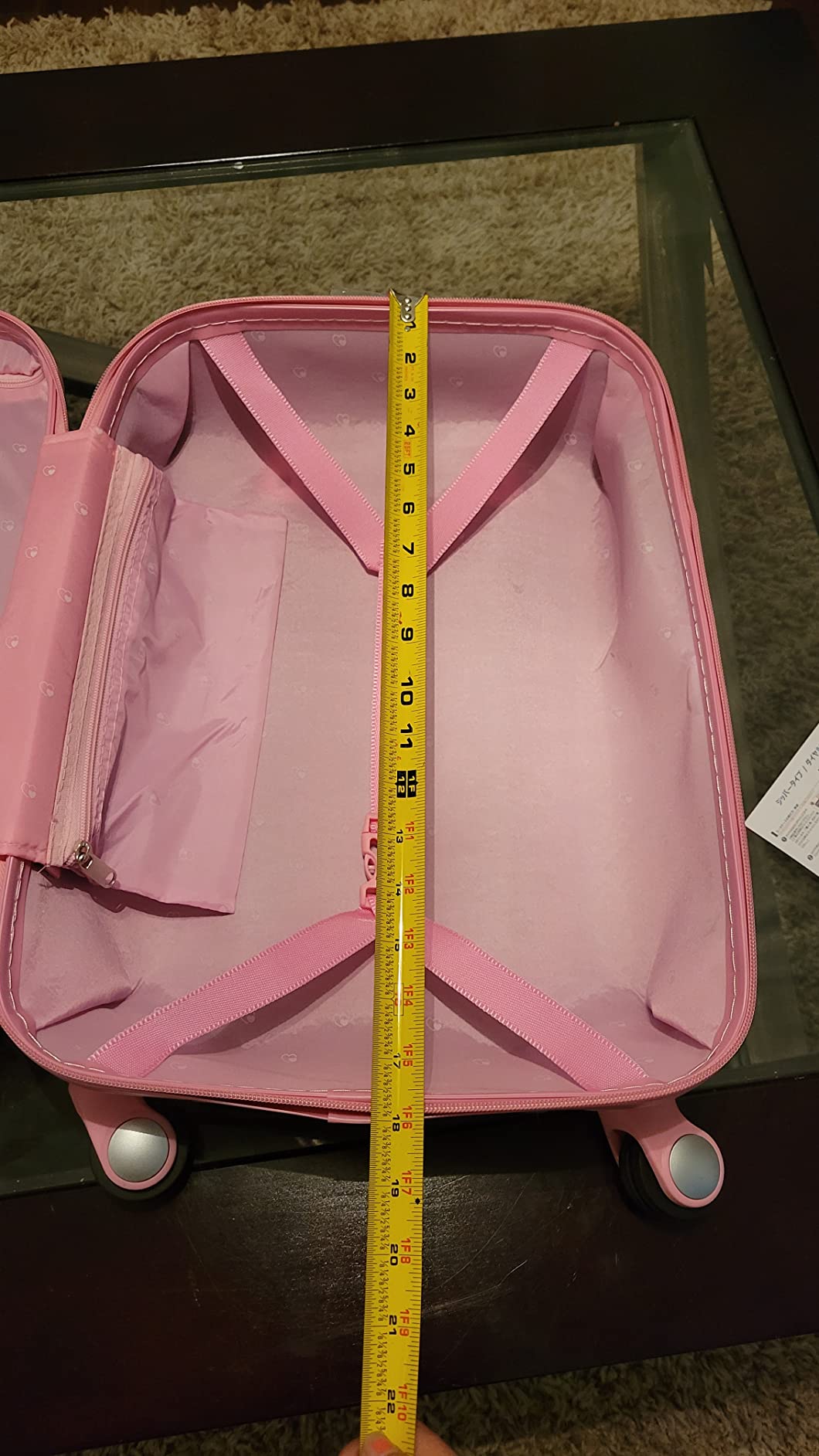 GURHODVO Kids Carry On Luggage for Boy's, Girl's Children Rolling Suitcase with 4 Spinner Wheels Hardshell Case for Toddler to Travel (airplane) customer photo 2