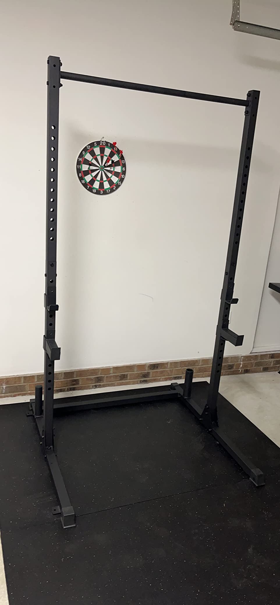800LB Capacity Squat Rack with Pull Up Bar, Adjustable Power Cage, Home Gym customer photo 1