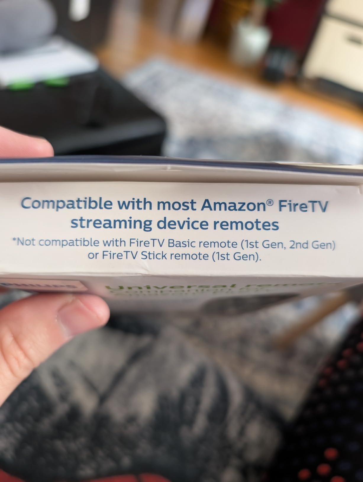 Philips Universal Companion Remote Control Flip & Slide Fire TV customer photo 2