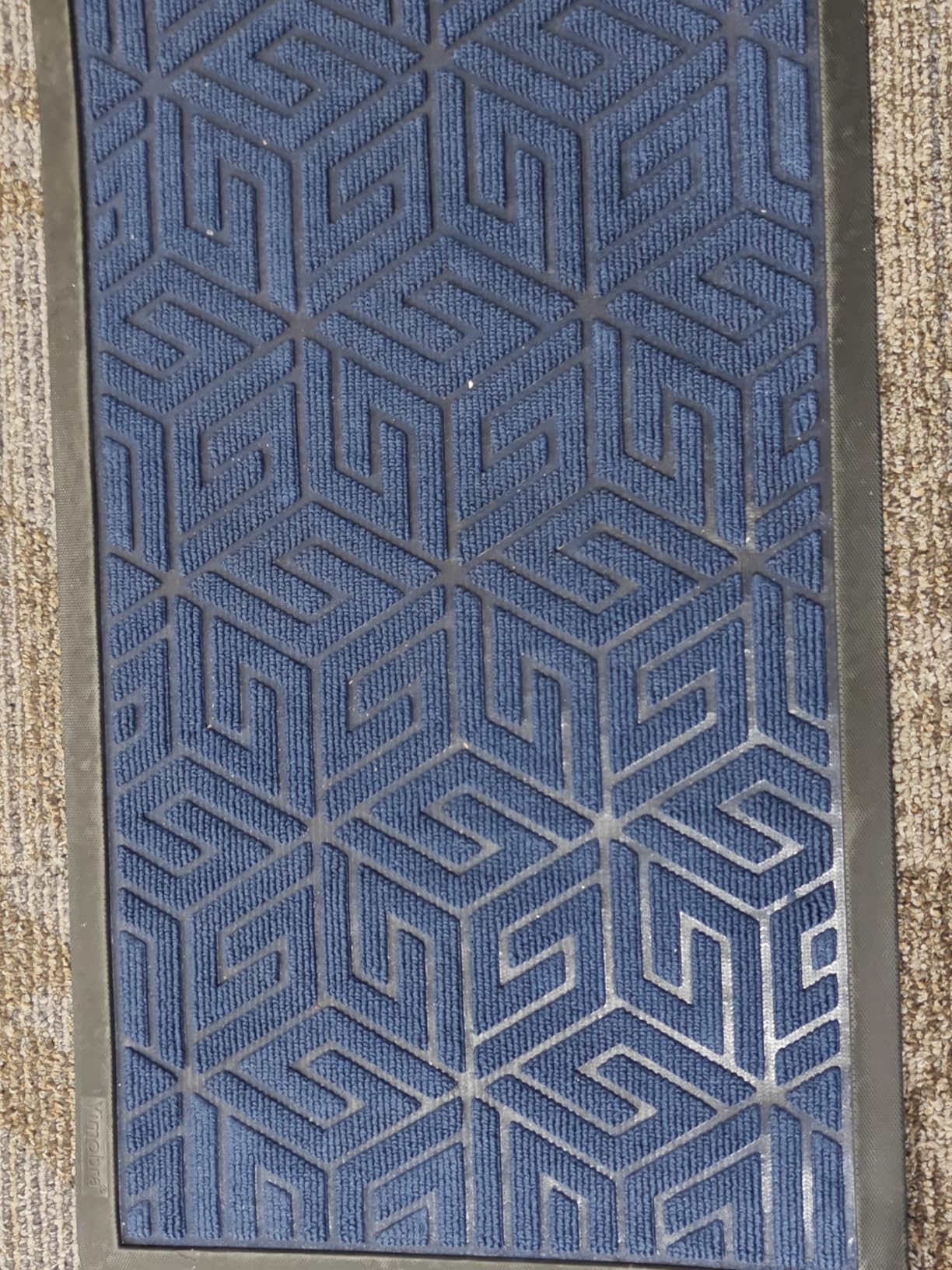 Yimobra Front Door Mat for Outside Entrance, Black, 29.5x17 customer photo 1