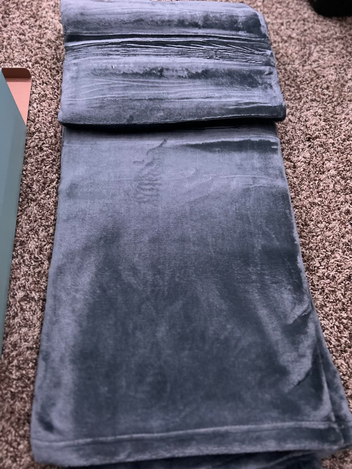 KMUSET Fleece Blanket Throw Size Grey Lightweight Super Soft Cozy Luxury Bed Blanket Microfiber Factory Shop customer photo 2