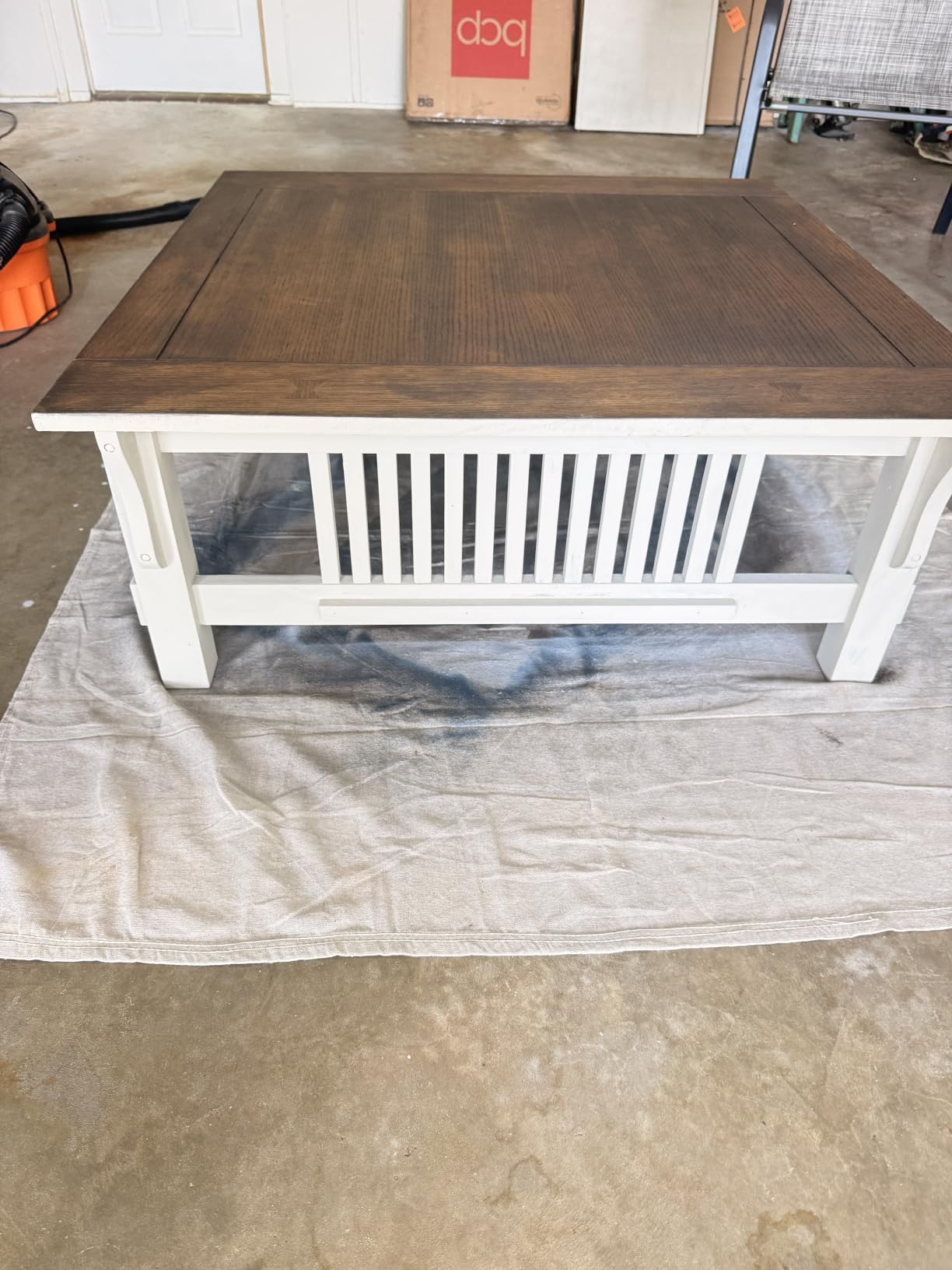 Country Chic All-in-One Chalk Paint for Furniture, Cabinets, Home Decor, Eco-Friendly, Matte Finish, Built-In Primer & Top Coat for Wood, Metal - Bliss (Teal) - Pint 16 oz (475 ml) customer photo 2