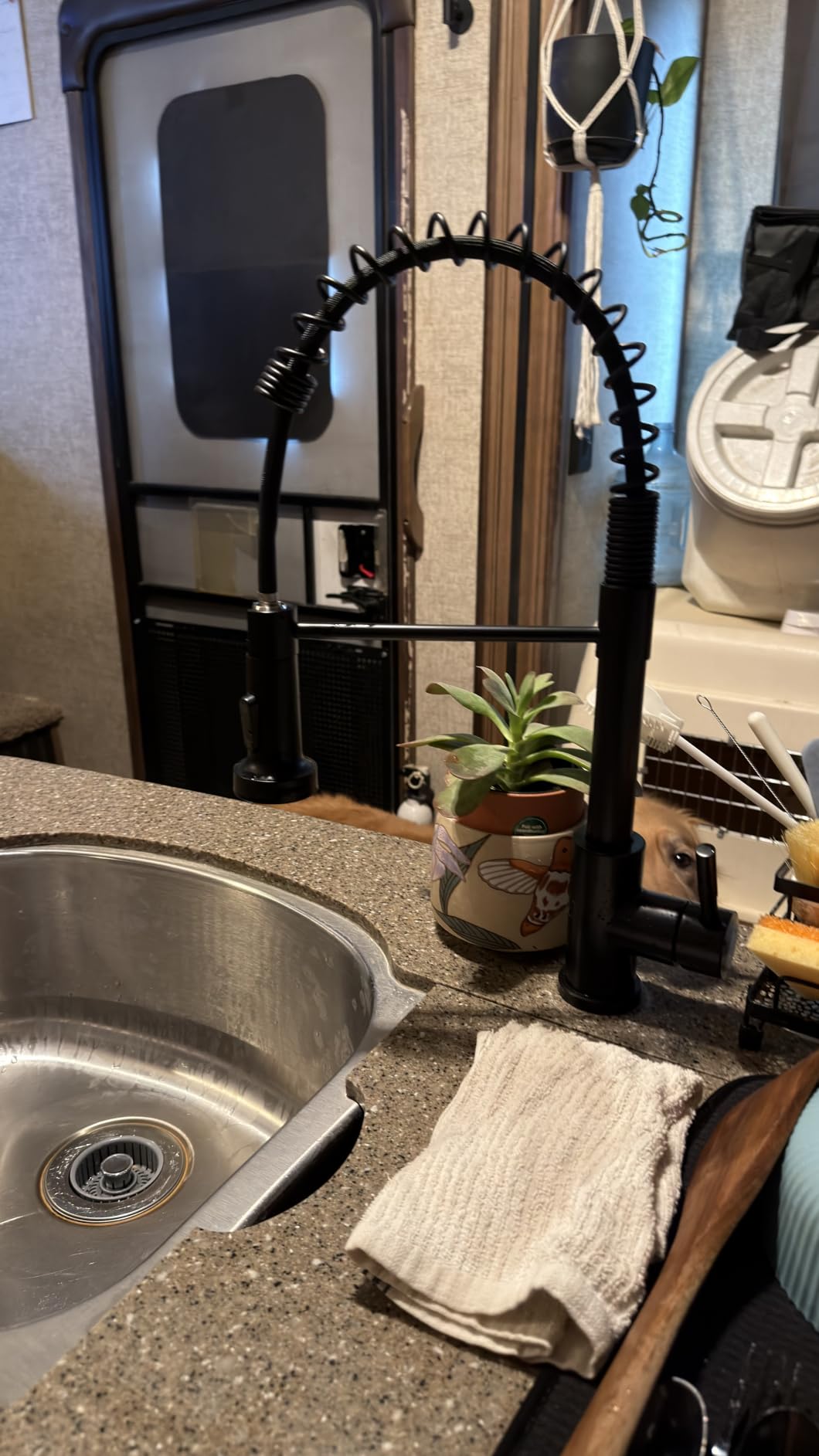 GIMILI Kitchen Faucet with Pull Down Sprayer Brushed Nickel customer photo 1