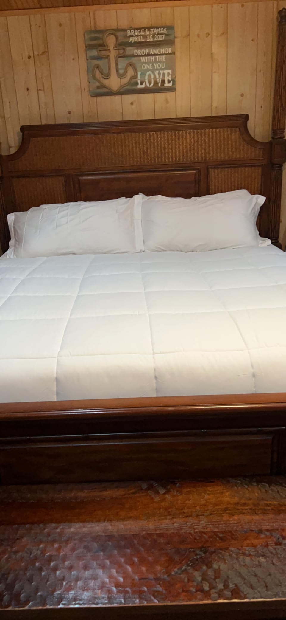 King Pillow Shams 20x36 Set of 2 White 600 TC 100% Egyptian Cotton customer photo 2