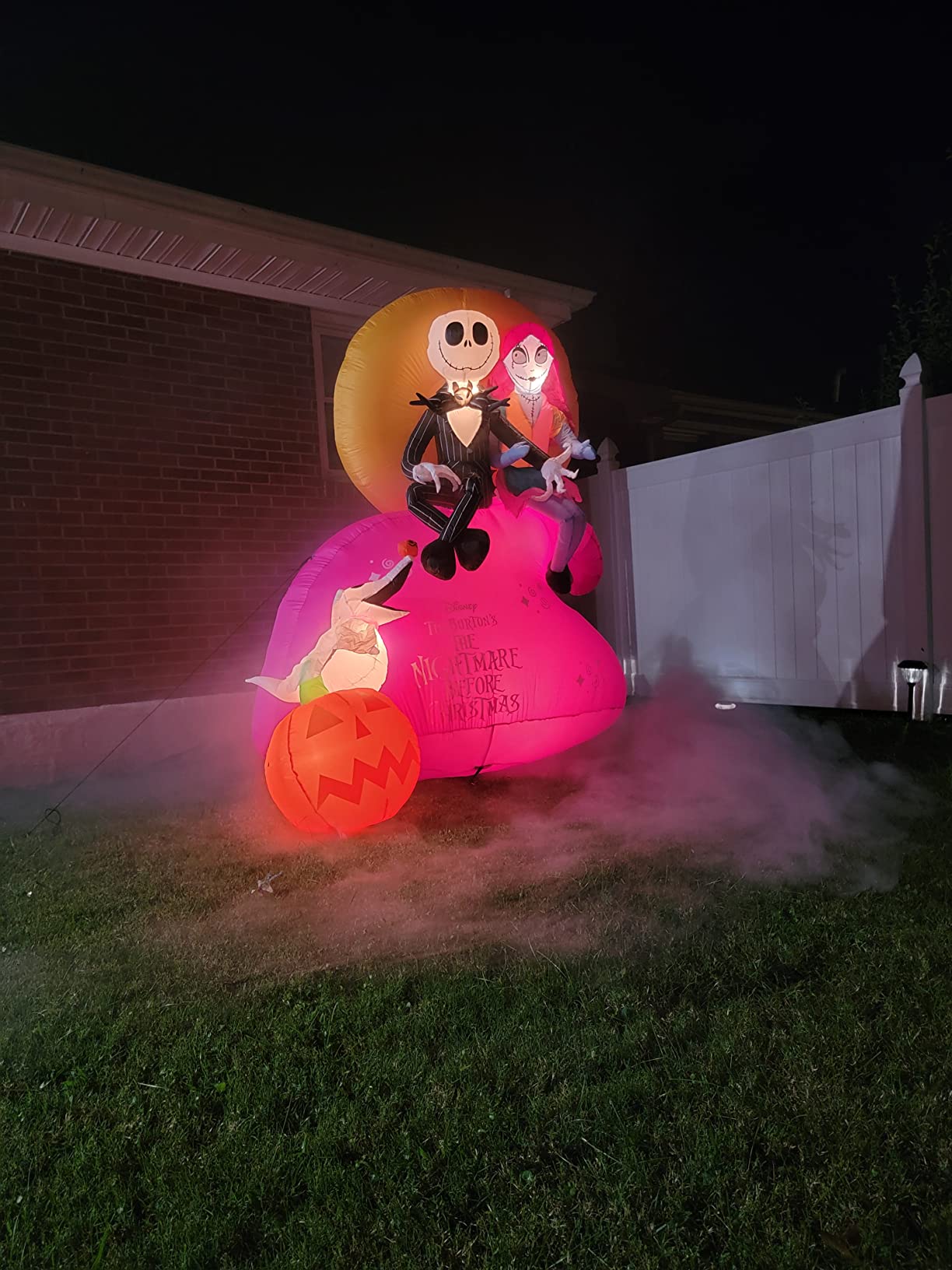 Fog Machine Smoke Machine with LED Lights and 12 Color Light Effects | 2000CFM Smoke Maker, Wired and Wireless Remote Control, 500W Fog Maker for Halloween, Outdoor, Wedding, Parties, DJ Stage customer photo 2