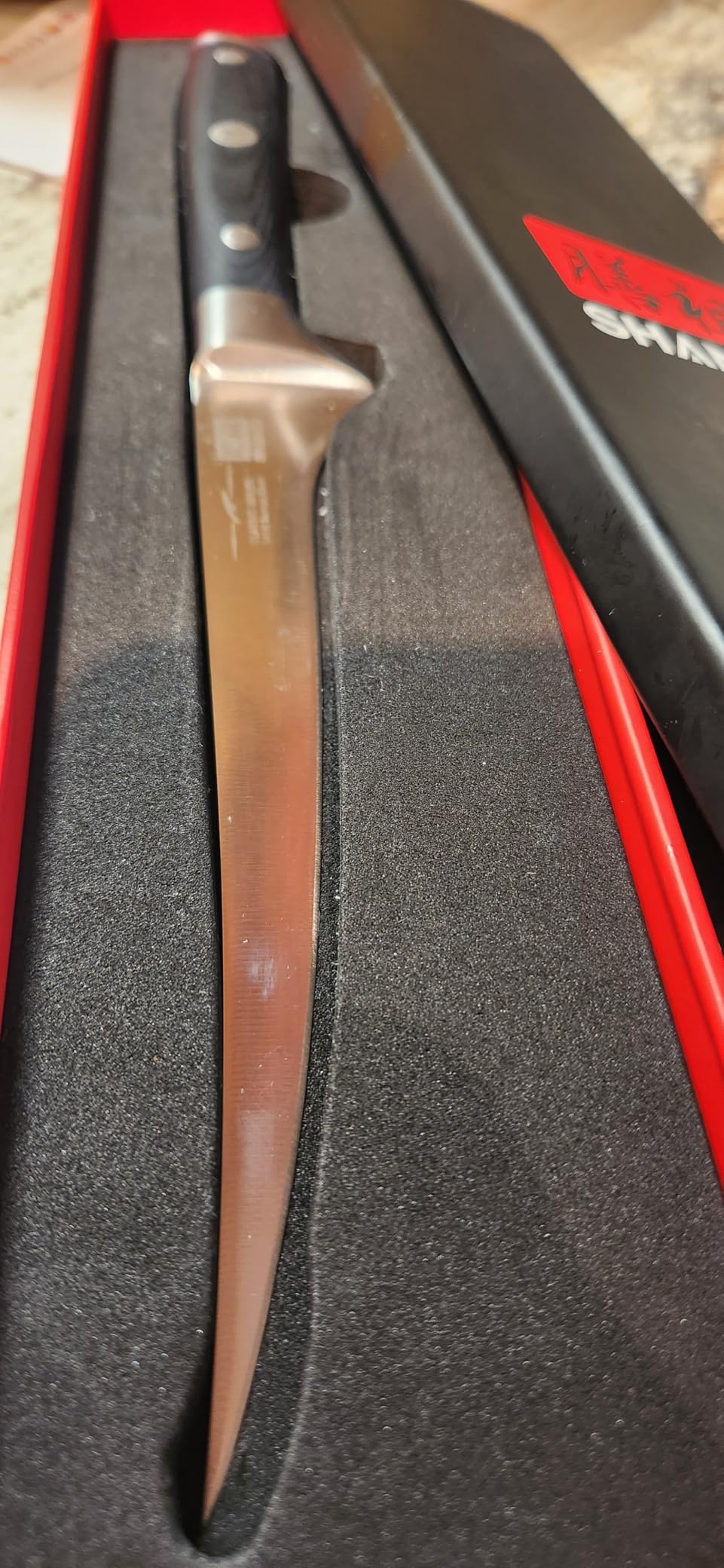 SHAN ZU Fillet Knife 7 Inch- Edge Deboning Fish and Meat Knife customer photo 1
