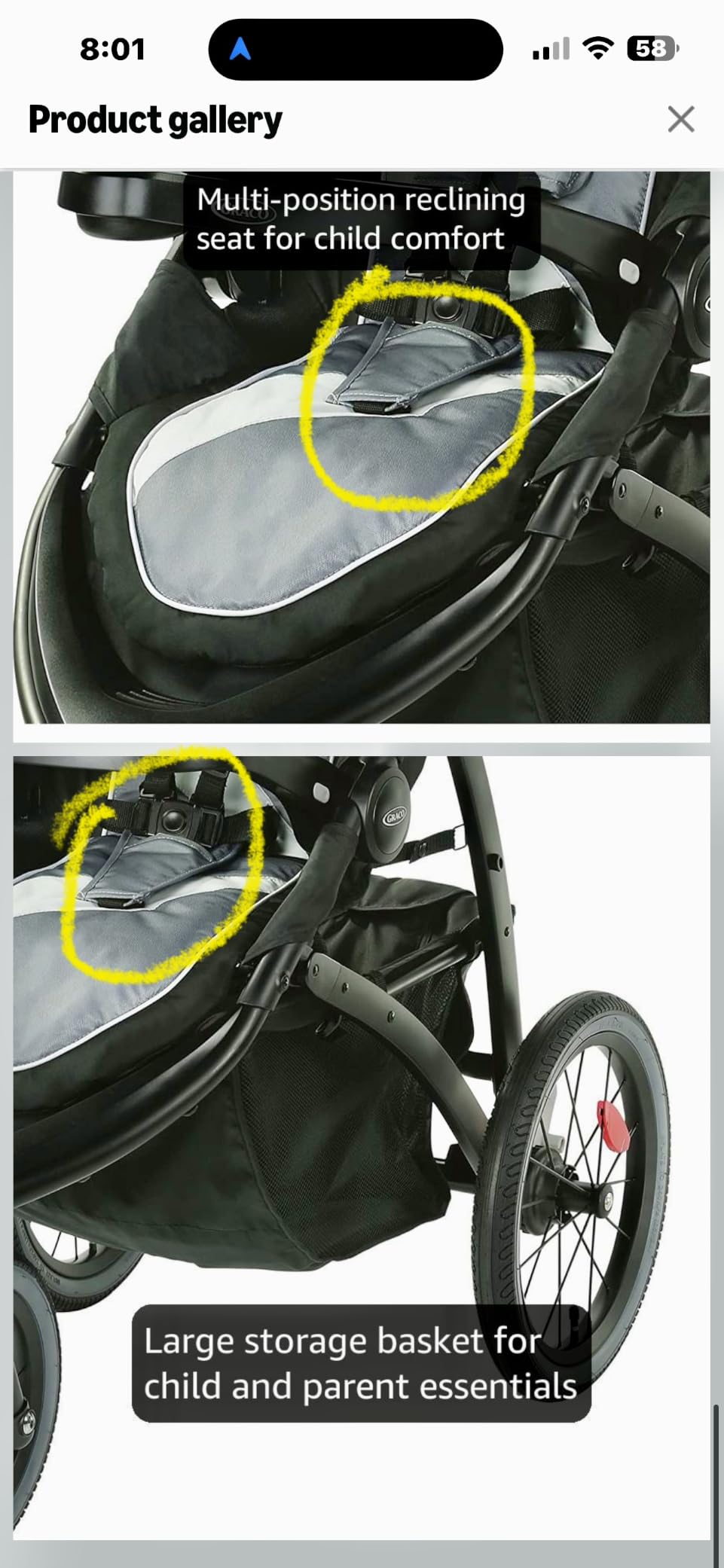 Graco FastAction LX Jogger Stroller, Drive customer photo 2