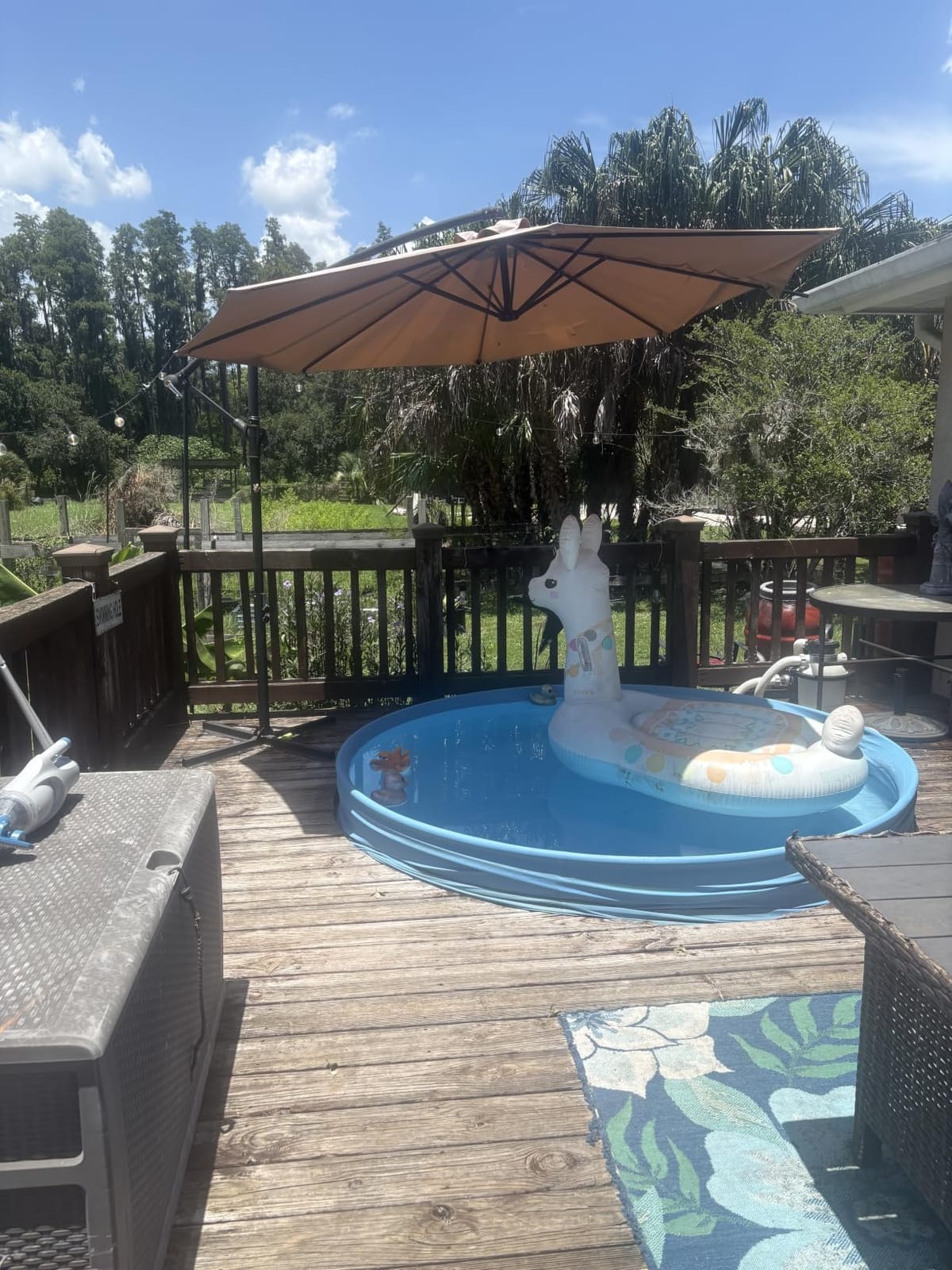 Best Choice Products 10ft Offset Hanging Market Patio Umbrella w/Easy Tilt Adjustment, Polyester Shade, 8 Ribs for Backyard, Poolside, Lawn and Garden - Deep Taupe customer photo 1