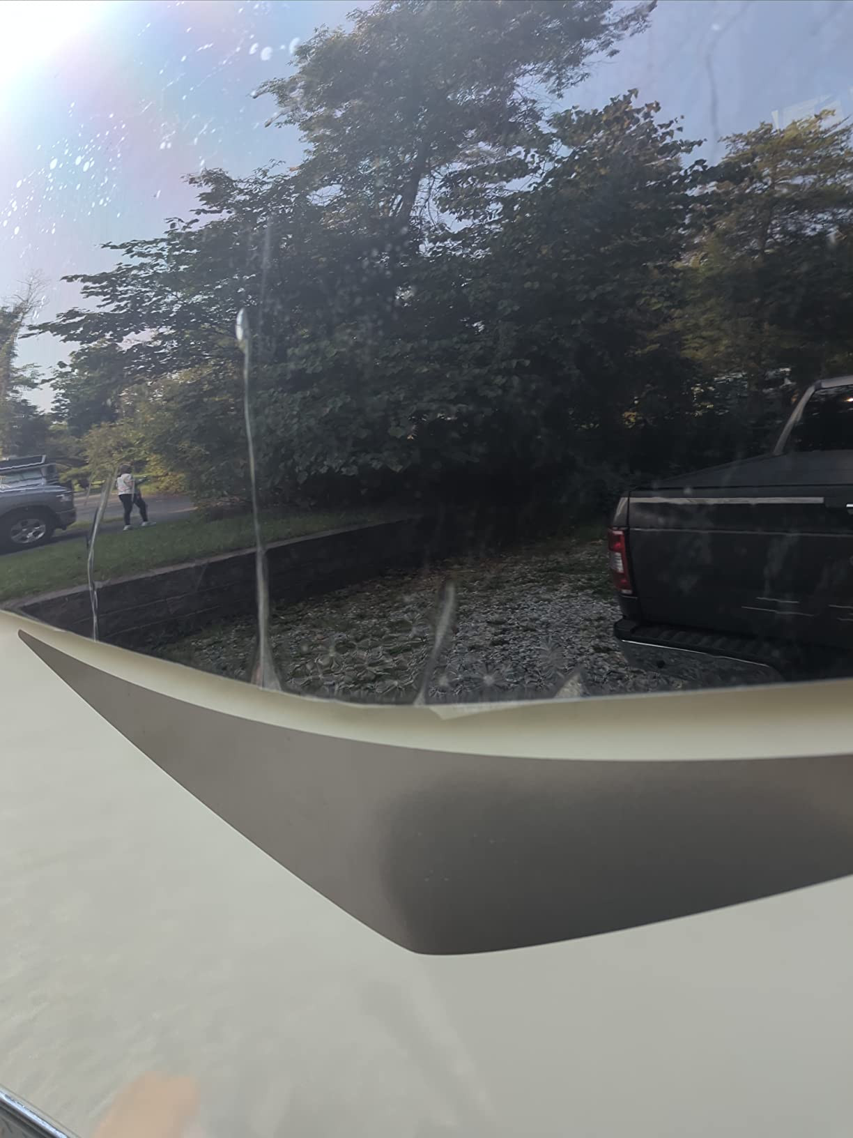 4mil 0.1mm Thickness Clear Security and Safety Window Film Shatterproof Glass Protective Vinyl Adhesive Explosion-Proof Tranparent Window Sticker Film, 17.7Inch x 10Feet customer photo 1