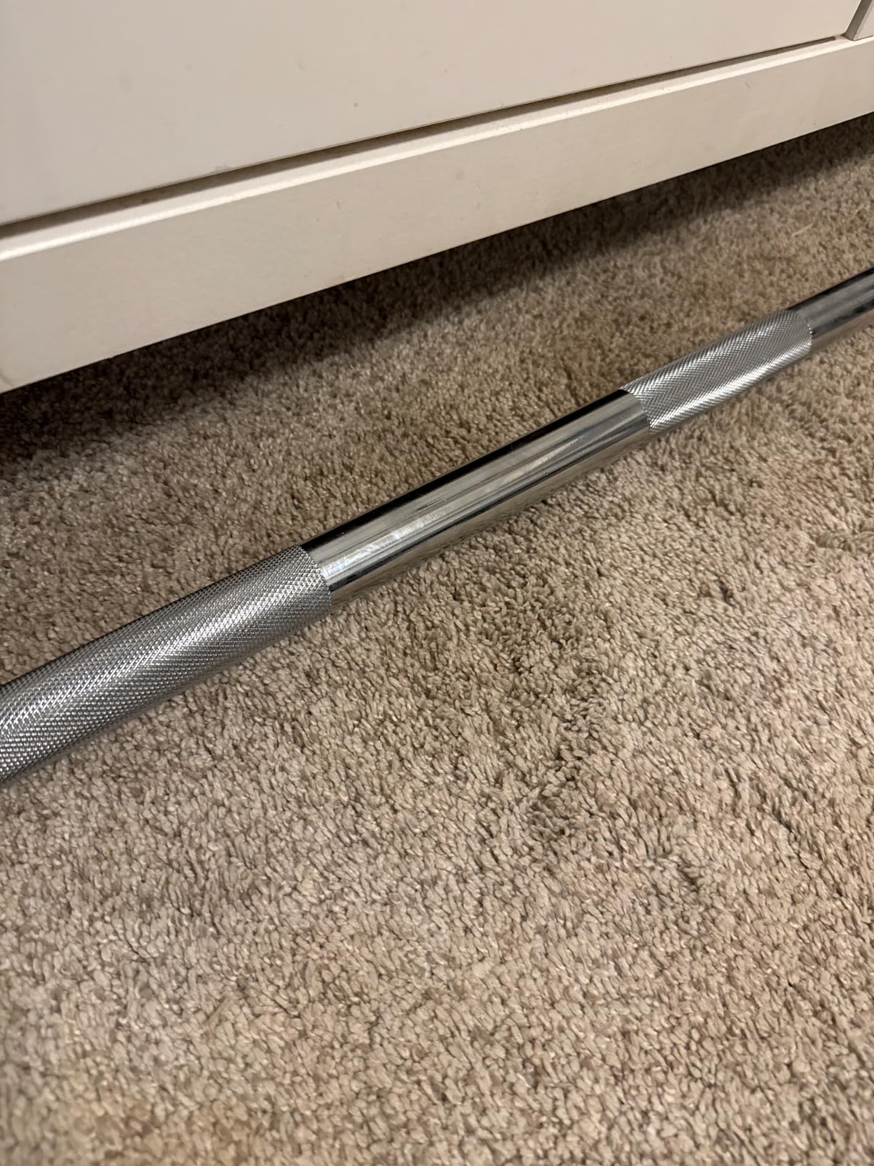 RitFit Elite 7ft Olympic Barbell, 45lb, 500-2000lb Capacity customer photo 1