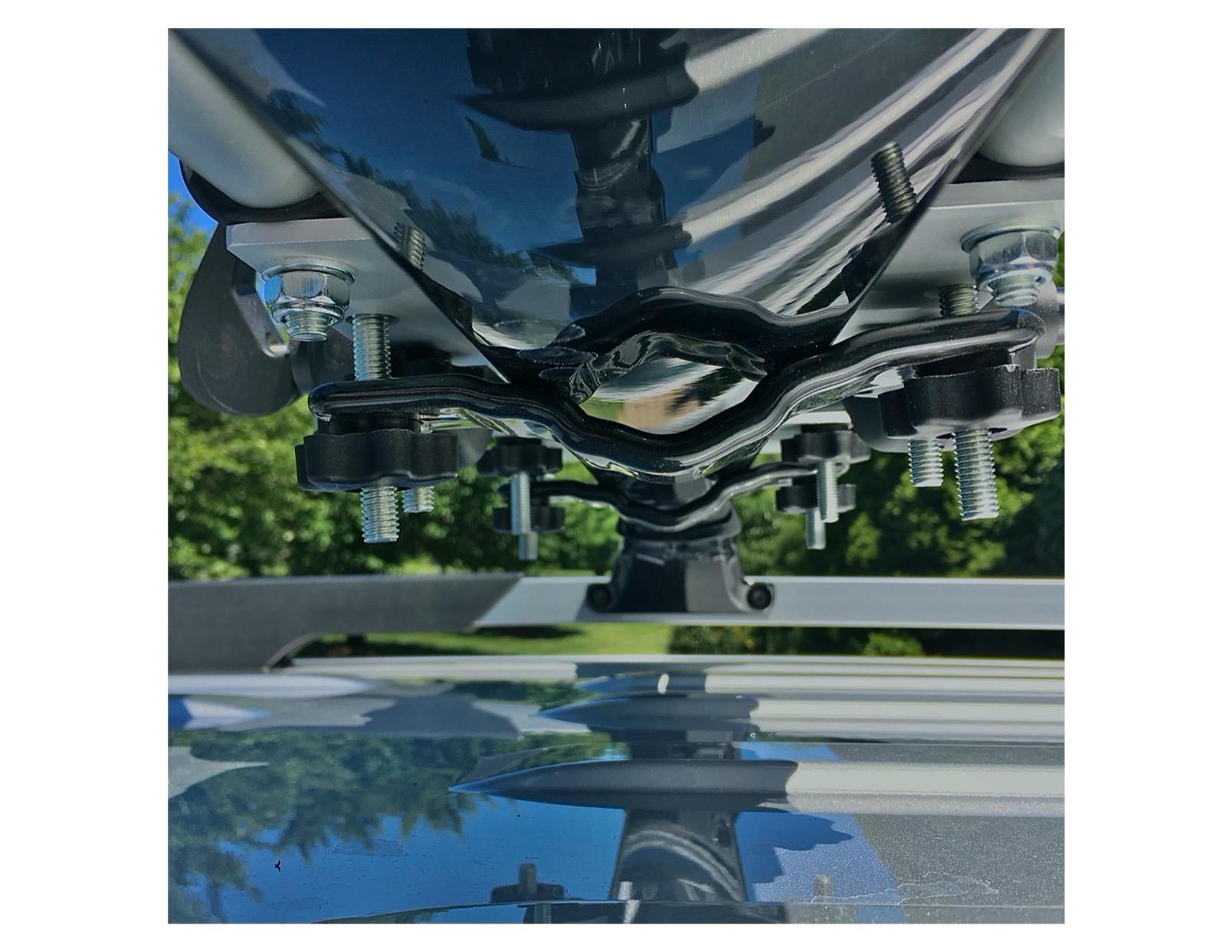 IKURAM R Aluminum Kayak Roof Rack Folding J-Style Universal 4-in-1 customer photo 2