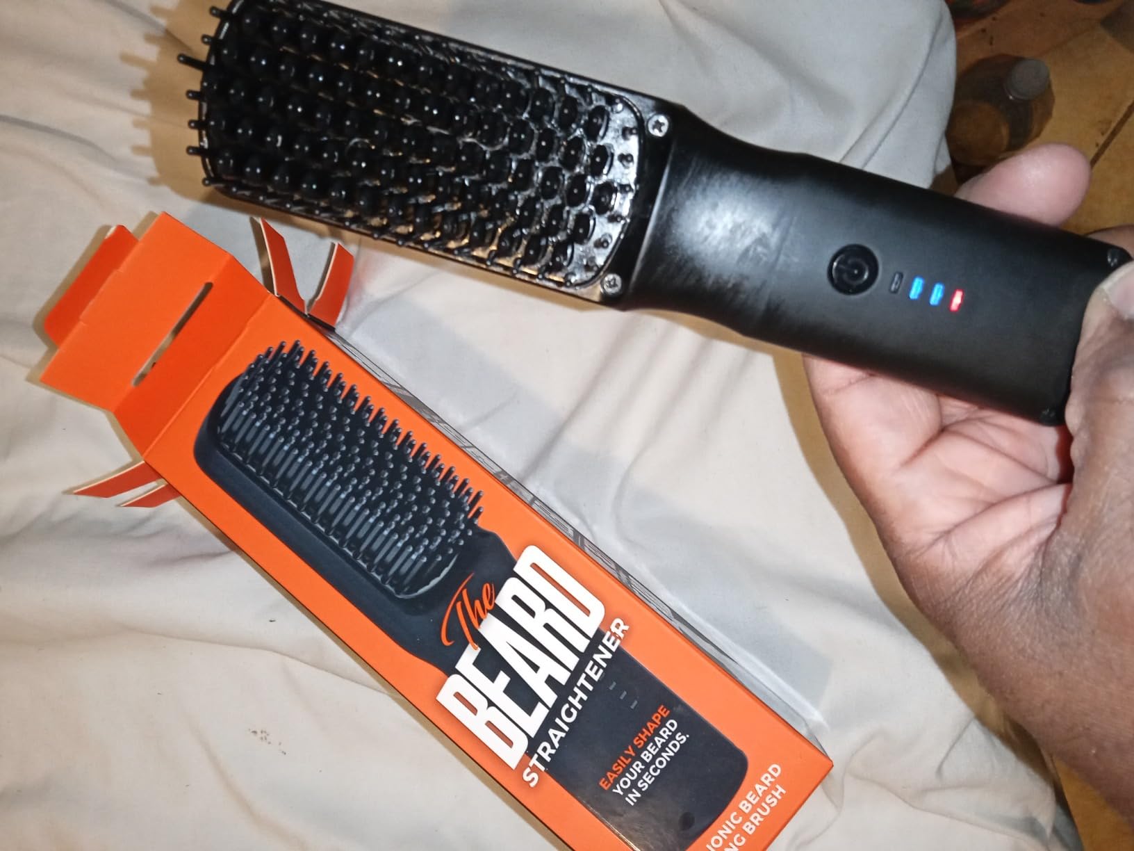 Wild Willies Beard Straightener Brush & Hot Comb - Tourmaline Ceramic customer photo 1