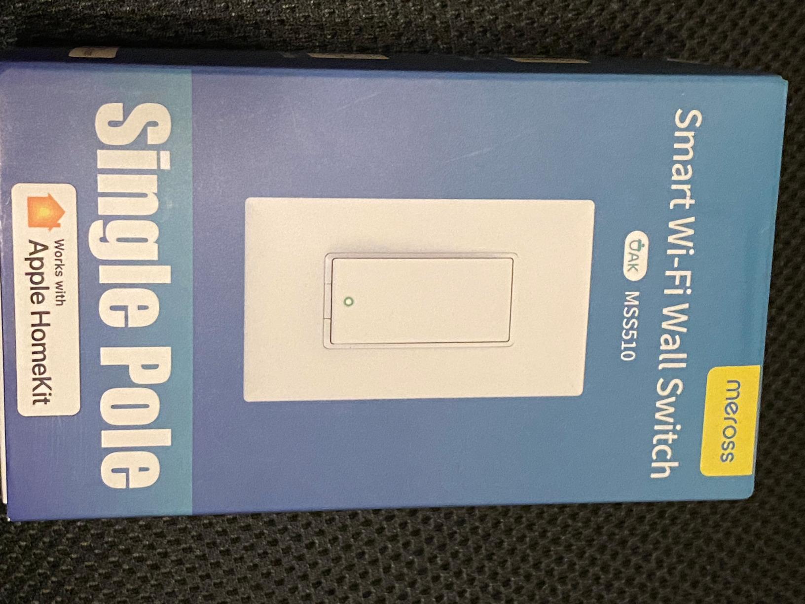 meross Smart Light Switch Single Pole, Supports HomeKit, Wi-Fi Light Switch customer photo 1