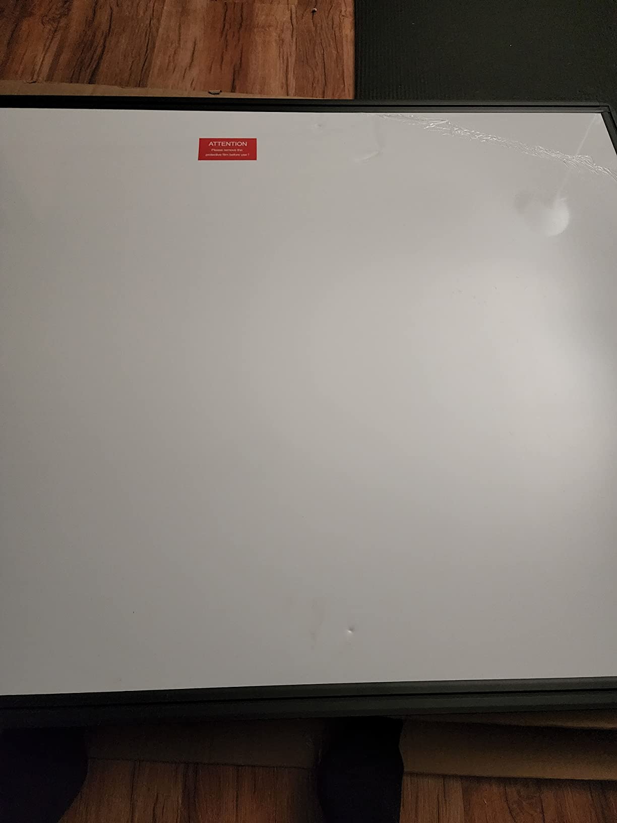 Maxtek Rolling White Board on Wheels 48x32 in, Double-Sided Magnetic Black customer photo 2