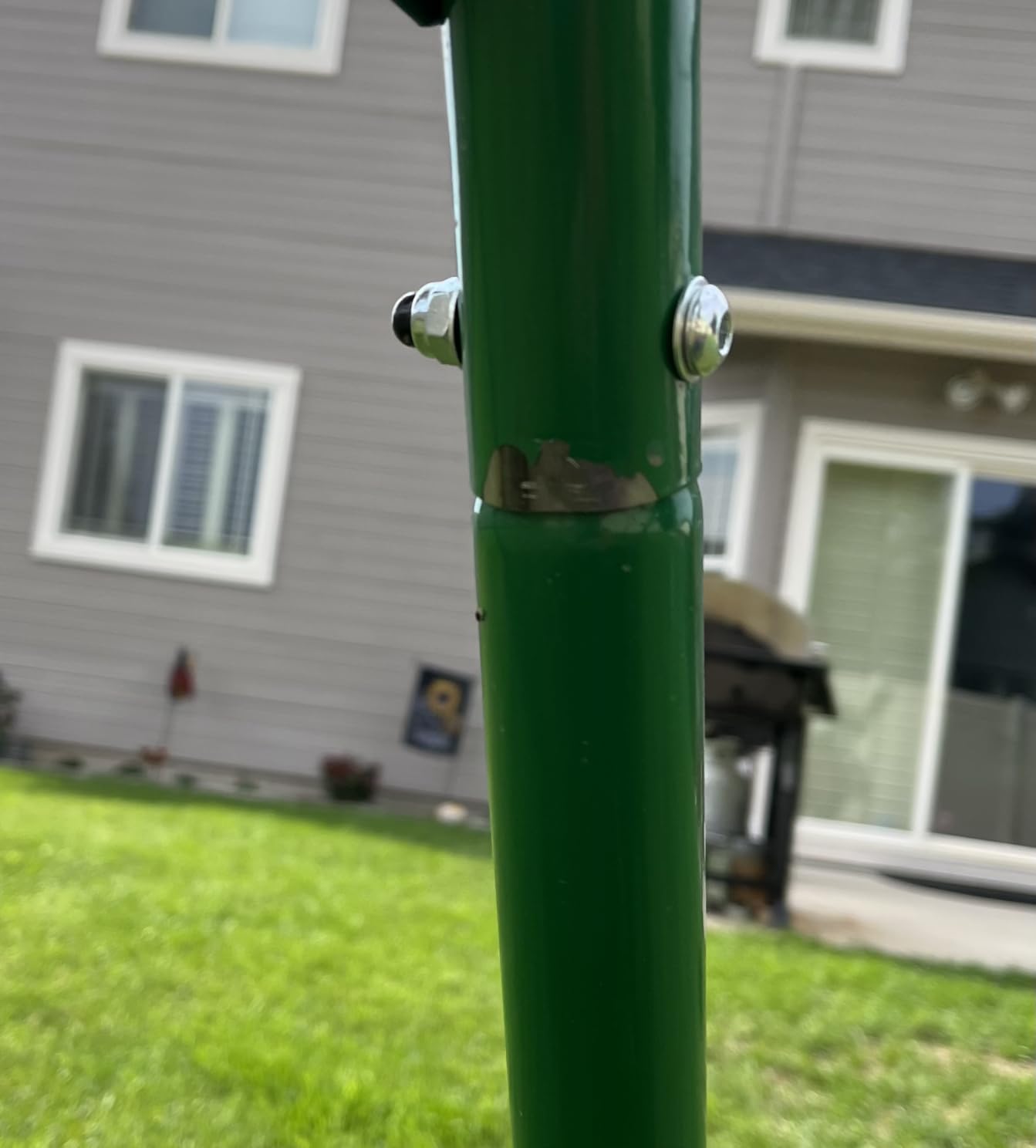 Trekassy 440lbs Swing Sets for Backyard, 2 Seat Saucer & Belt Swing - Green customer photo 2