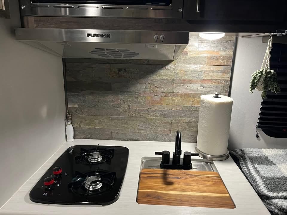 Brushed Gold 4 Inch 2 Handle Centerset Lead-Free Bathroom Faucet, Swivel Spout with Copper Pop Up Drain and 2 Water Supply Lines, BF015-1-BG customer photo 2