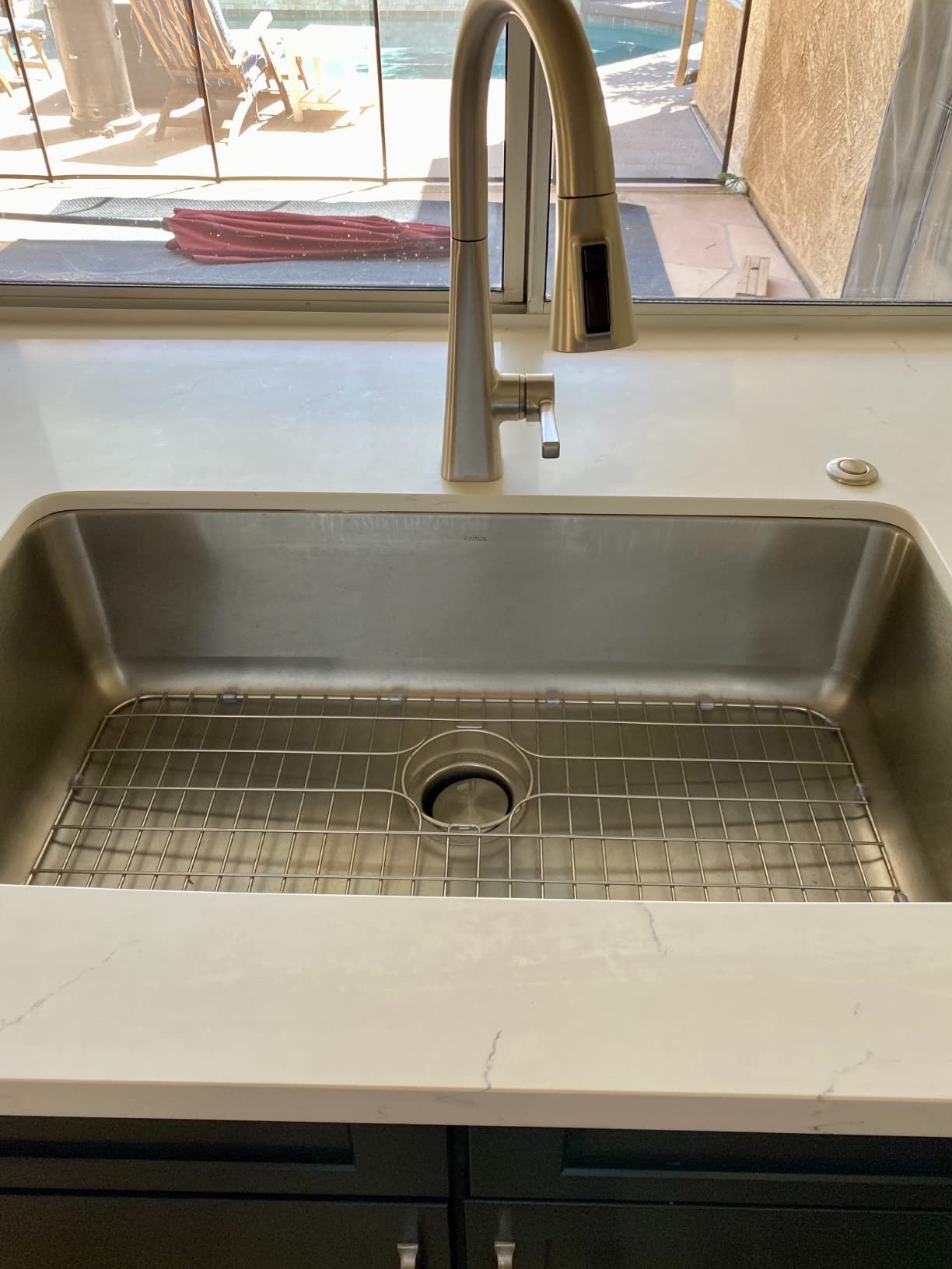 KRAUS Dex 21-inch Undermount 16 Gauge Stainless Steel Single Bowl Kitchen Sink, KA1US21B customer photo 1