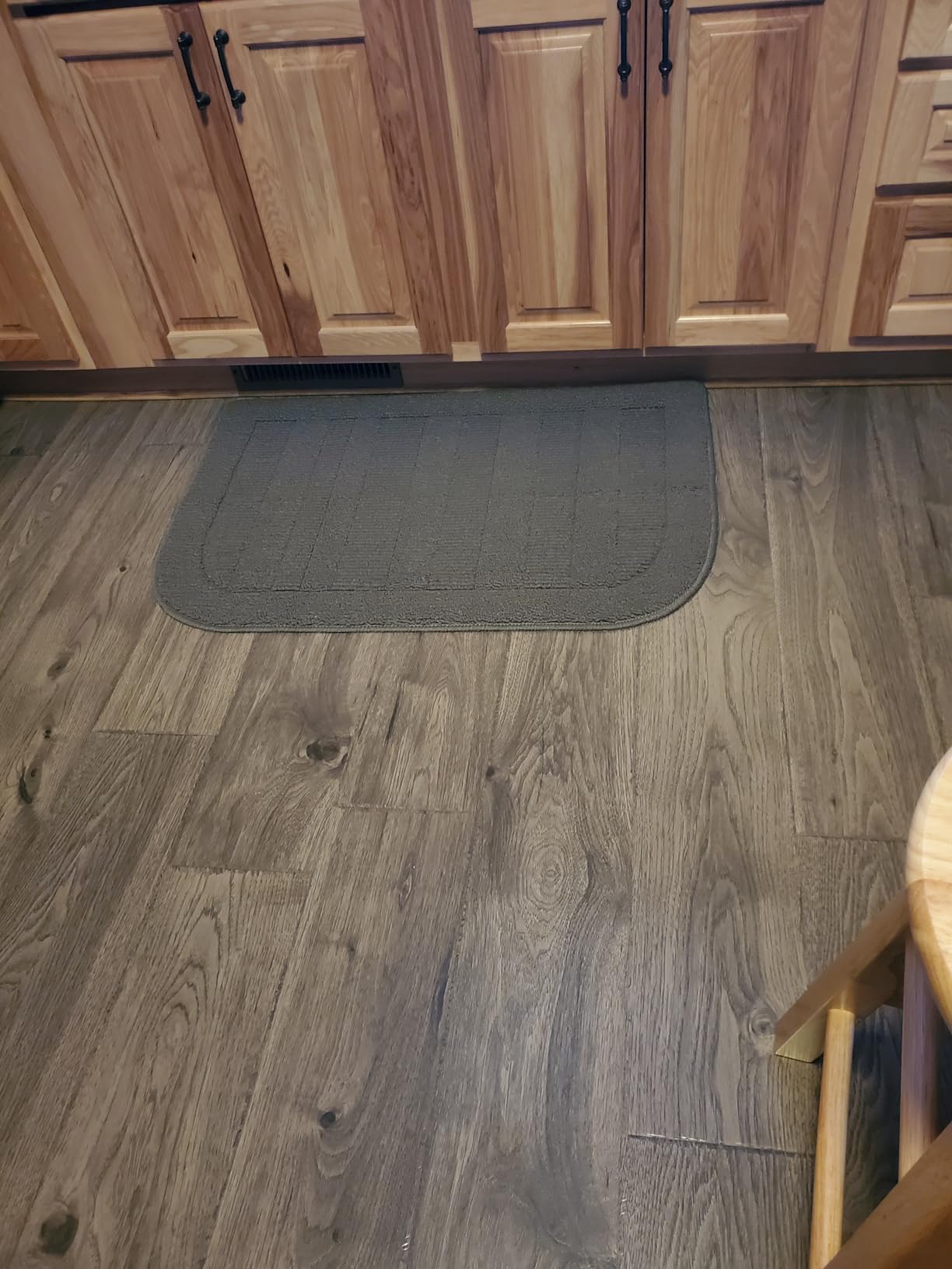 BEQHAUSE 30x18 Inch Kitchen Rugs Non Slip Washable Kitchen Sink Rug, Green customer photo 2