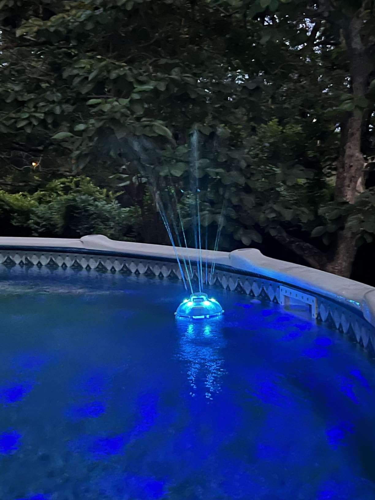 Floating Pool Speakers with Colorful Lights, IP68 Waterproof Bluetooth Speaker for Pool, Crystal Clear Sound Hot Tub Speaker for Pool, Spa and Outdoor customer photo 2
