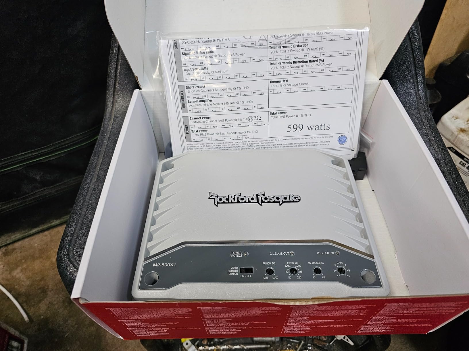 Rockford Fosgate M2-500X1 Marine 500-Watt Mono Element Ready Amplifier customer photo 2