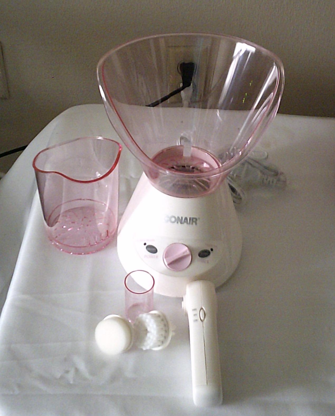True Glow by Conair Gentle Mist Moisturizing Facial Steamer with Cleansing Brush customer photo 2