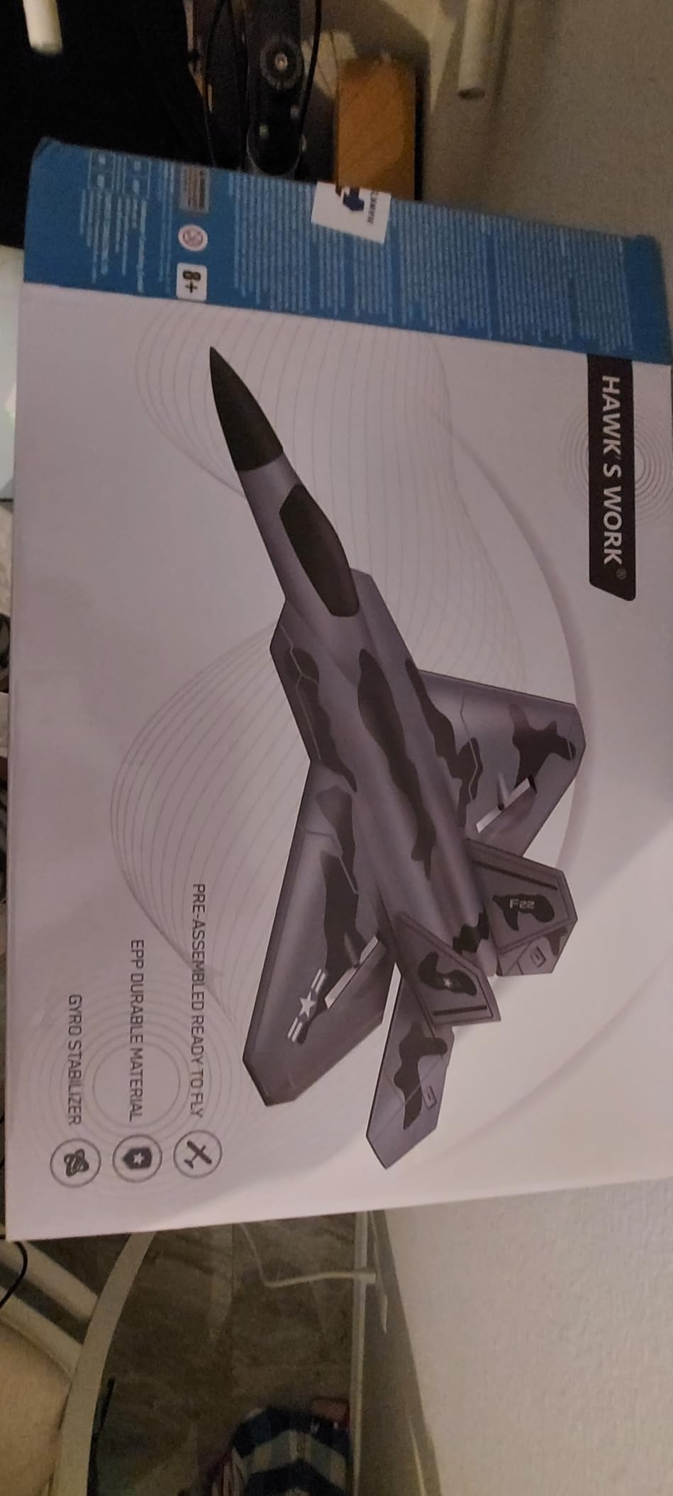 2CH F-22 RC Glider, Easy Fly RC Plane for Kids & Beginners customer photo 1