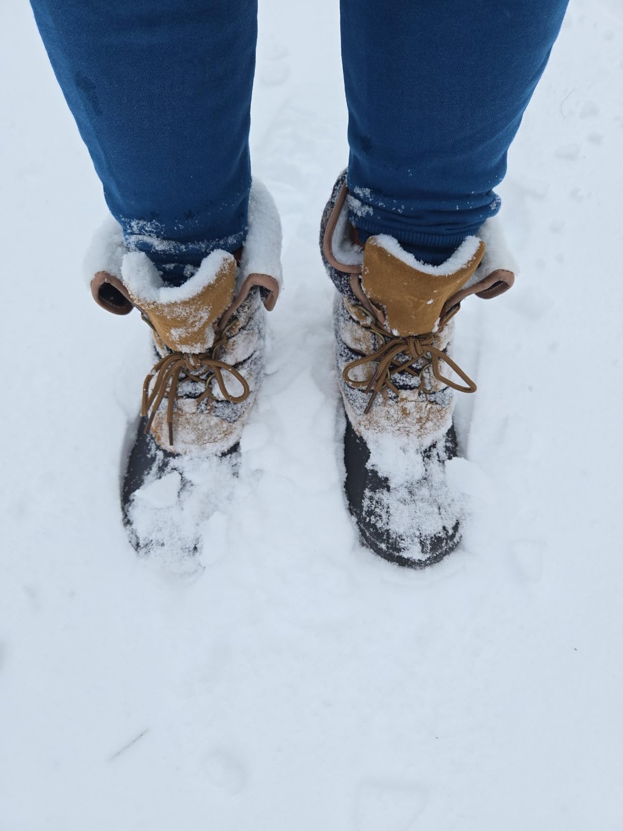 STQ Womens Winter Duck Boots Waterproof Cold Weather Snow Boots customer photo 2