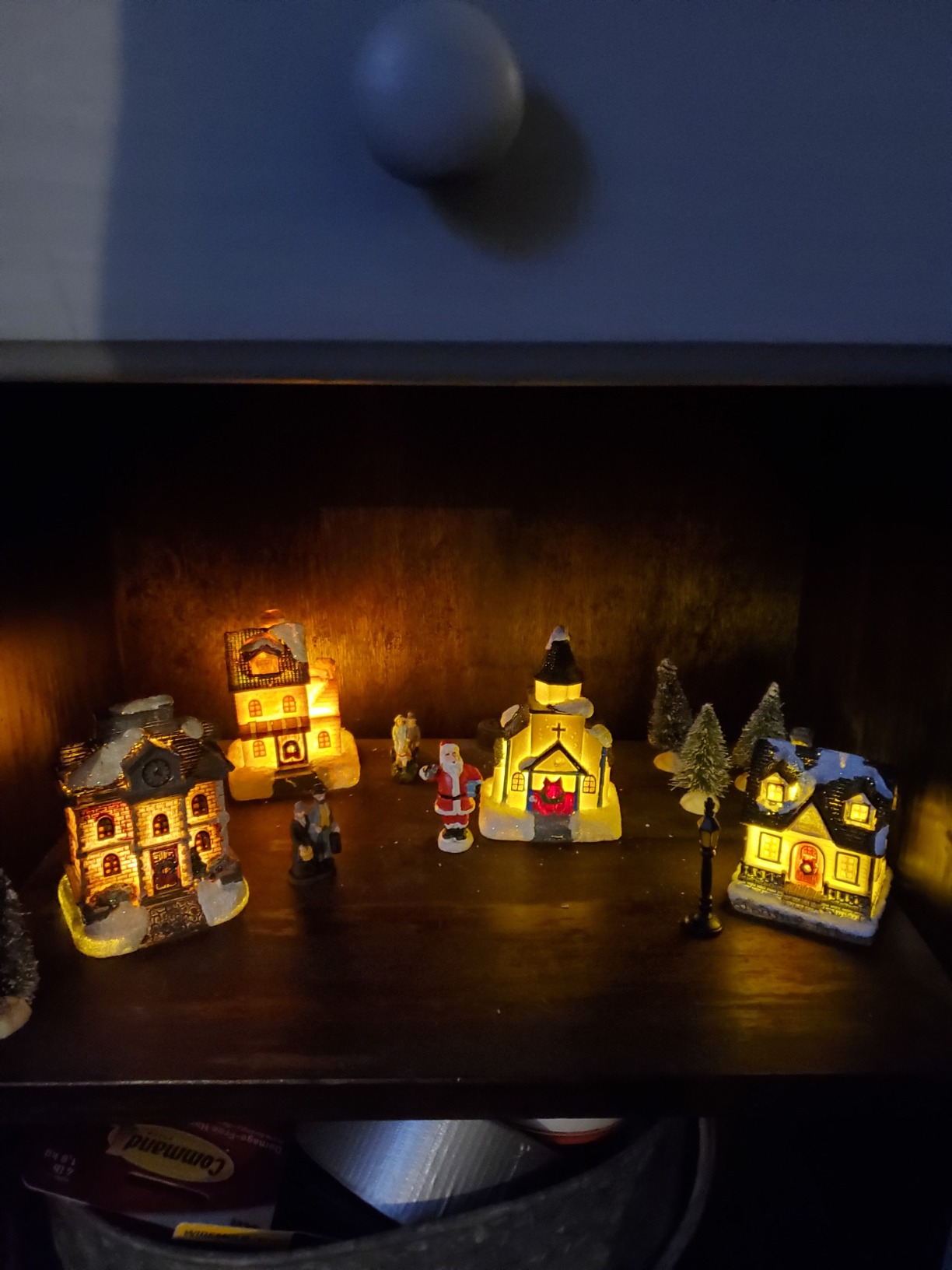 Christmas Village Sets with LED Lights and Figurines Indoor Decor customer photo 1