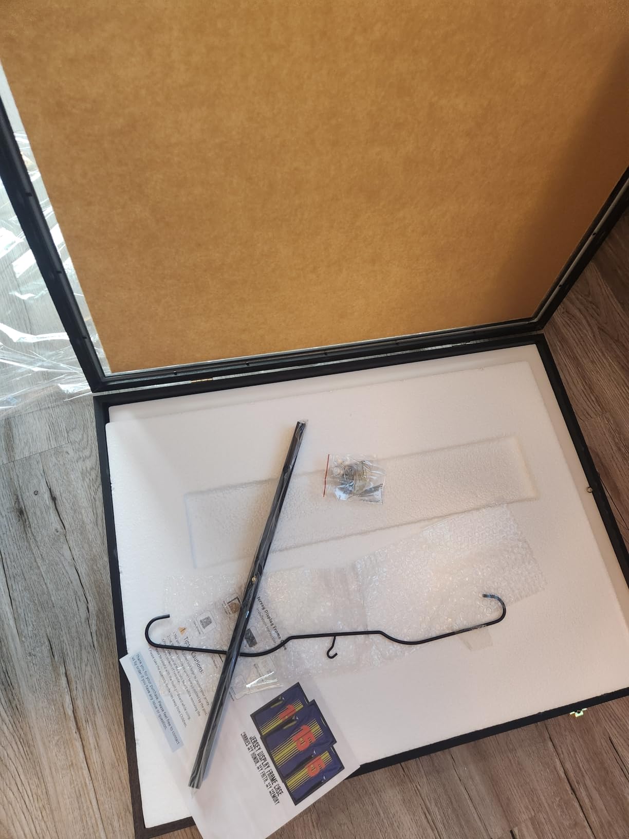KCRasan Jersey Display Frame Case - Large Lockable Frames Shadow Box customer photo 2