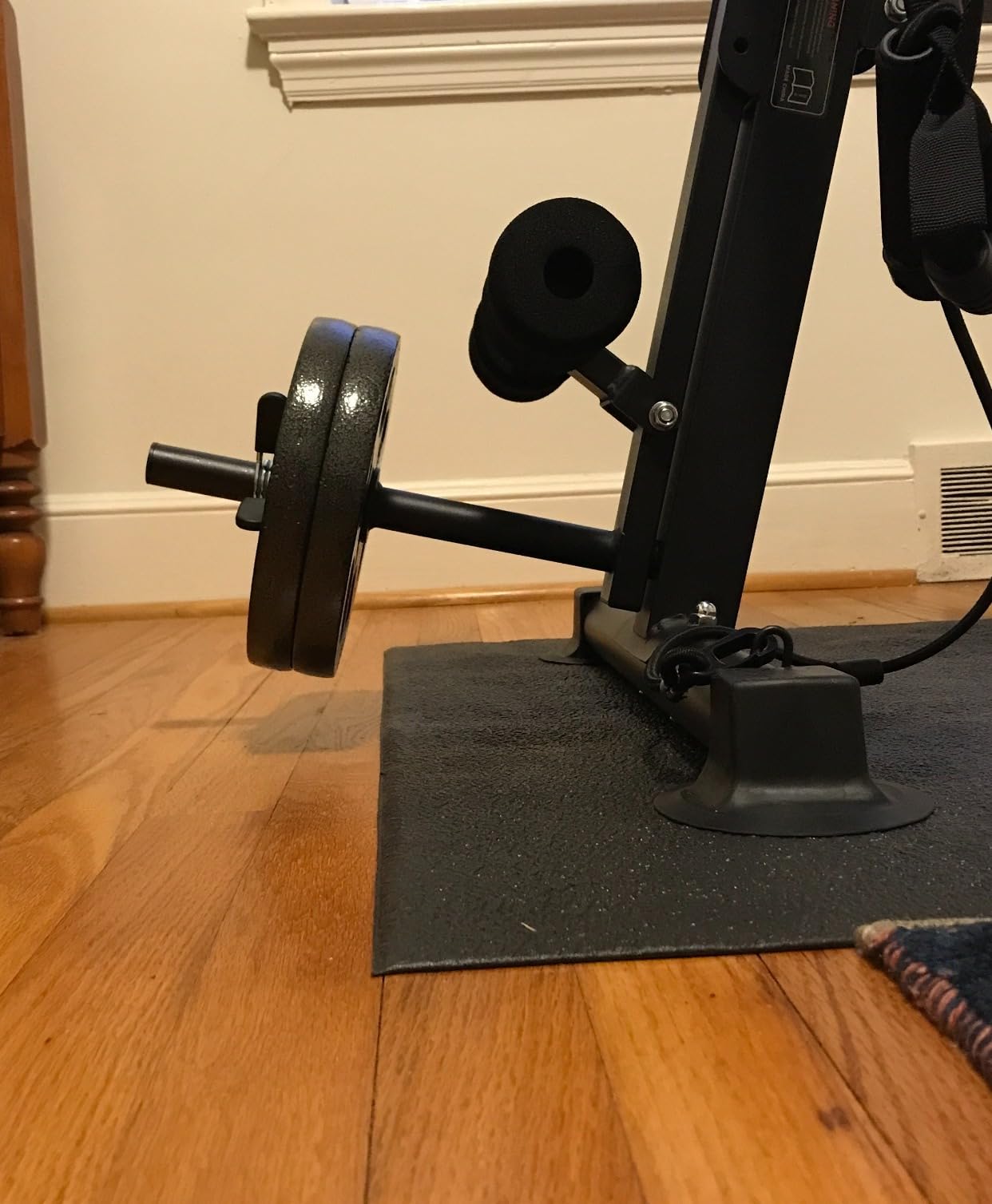 K KiNGKANG Adjustable Weight Bench, Foldable Home Gym, 1050lbs Capacity customer photo 2