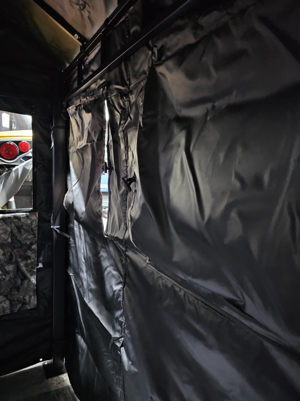 Hunting Blind for Deer Hunting – Heavy-Duty Steel Frame, 8 Shoot-Through Windows, Durable 300D Oxford Fabric, Full Visibility Ground Blind for Bow and Gun Hunters customer photo 1