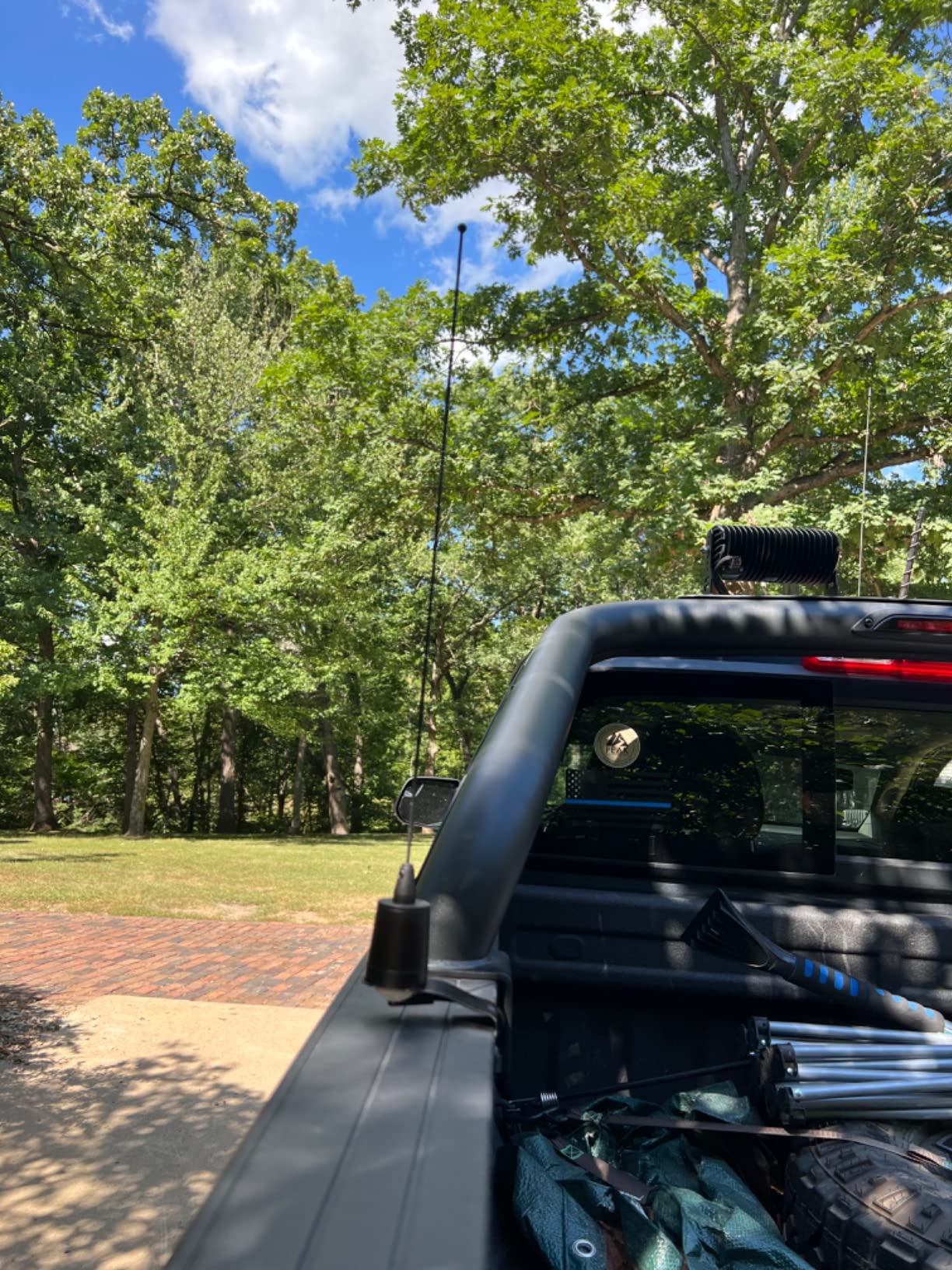HYS NMO Dual Band Antenna VHF 144 UHF 430MHz Trunk Mount Kit- Amateur Bands customer photo 2