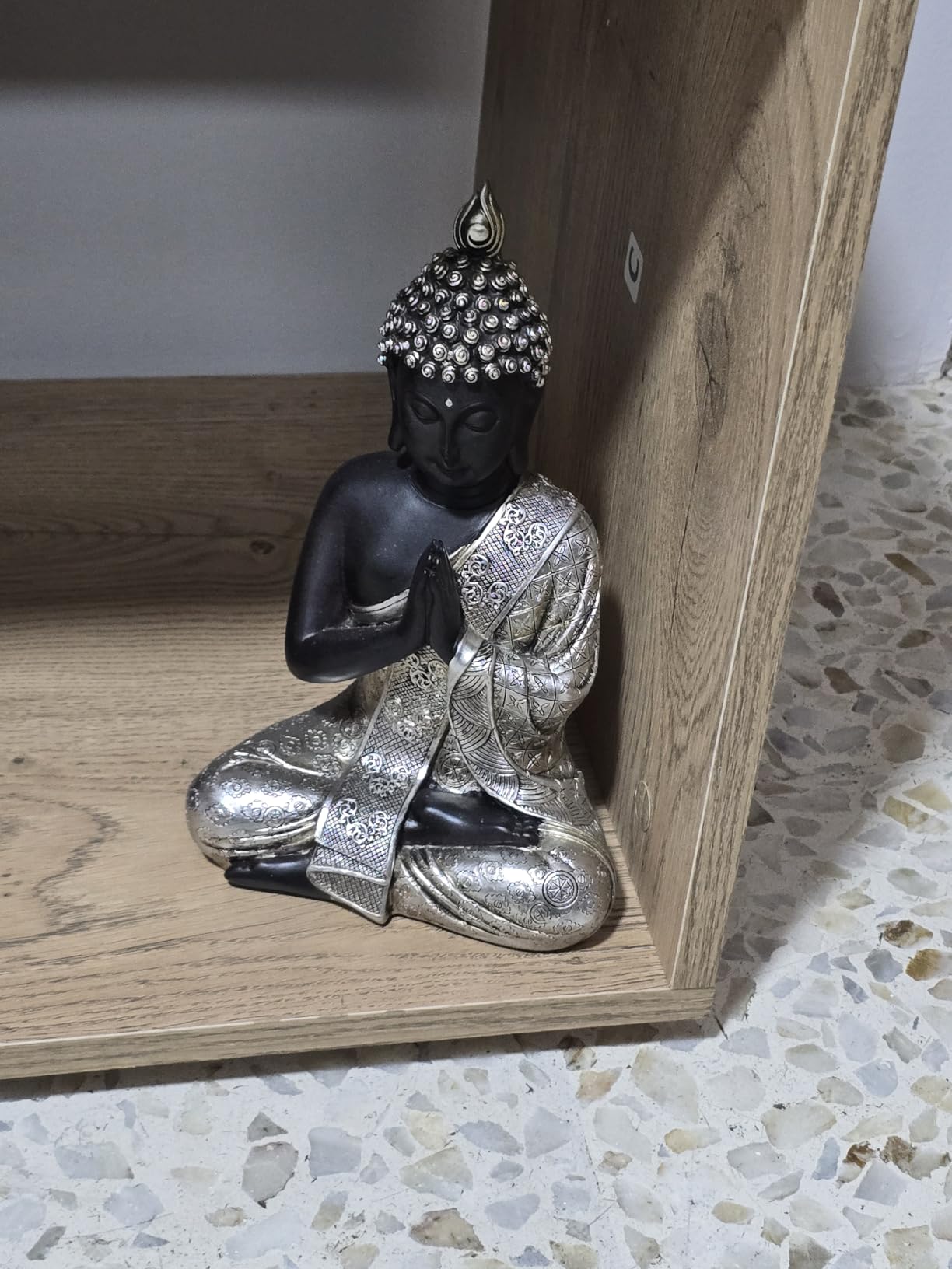 JORAE Seated Buddha Statue Buddhism Decor Meditating Figurines 9.5