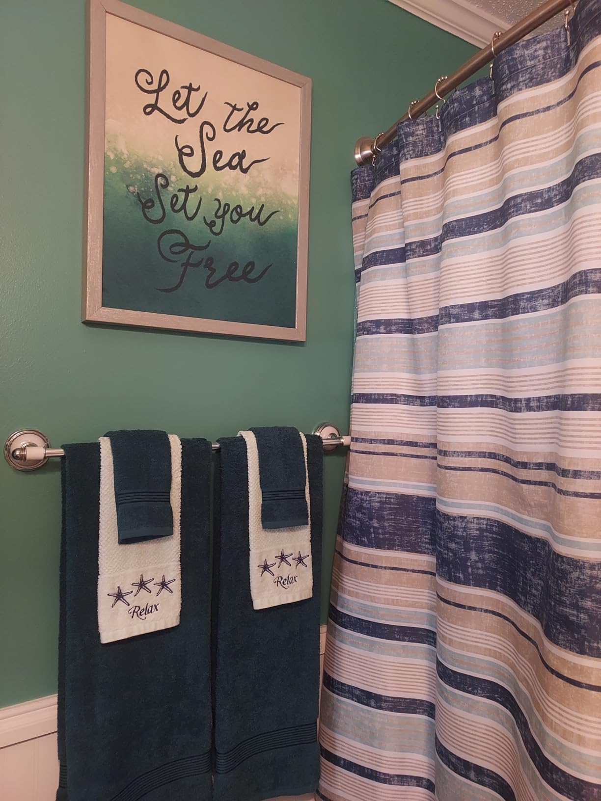 Belizzi Home Ultra Soft 6 Pack Cotton Towel Set, Contains 2 Bath Towels 28x55 inch, 2 Hand Towels 16x24 inch & 2 Wash Coths 12x12 inch, Ideal for Everyday use, Compact & Lightweight - Black customer photo 1